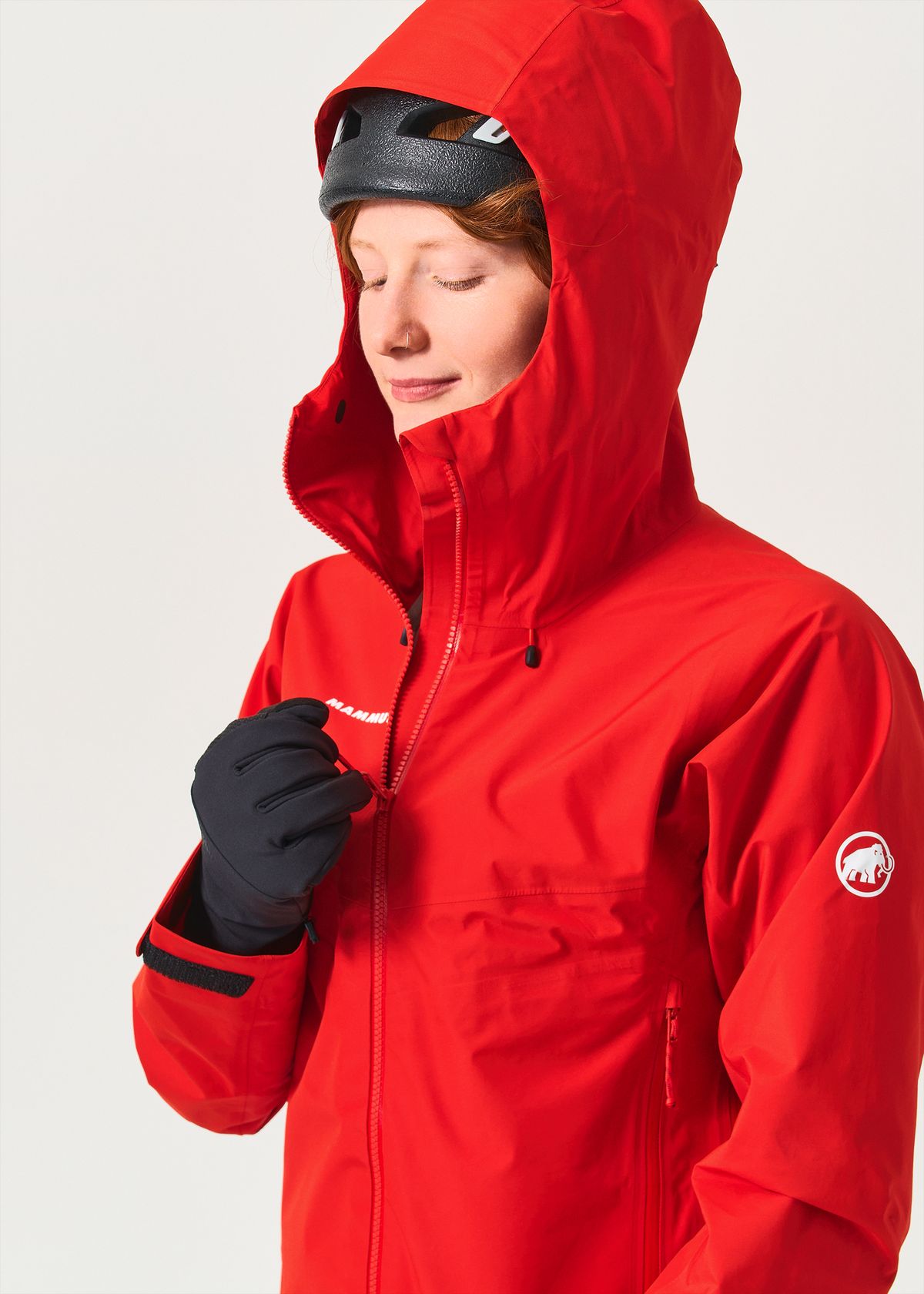 Helmet compatible hood