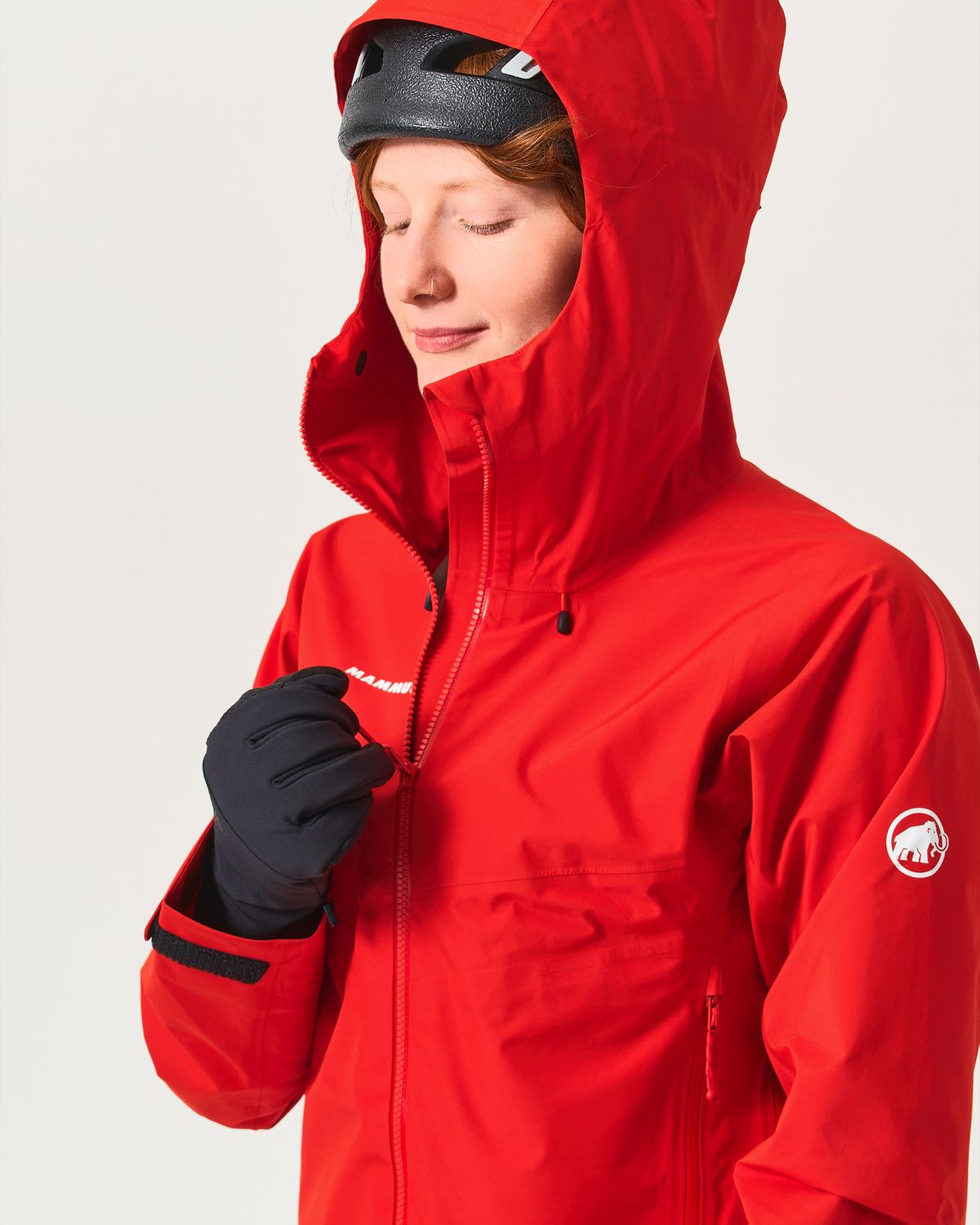 Helmet compatible hood