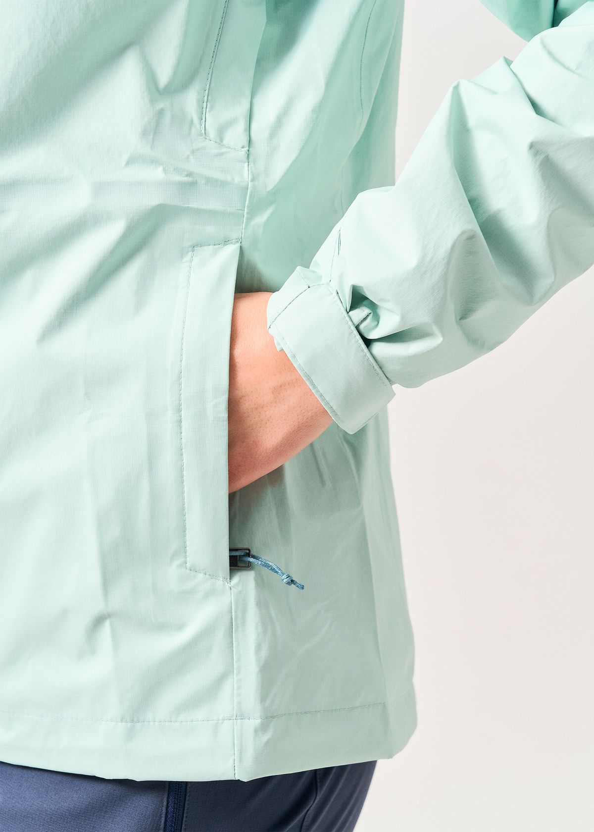 Zipped hand pockets 