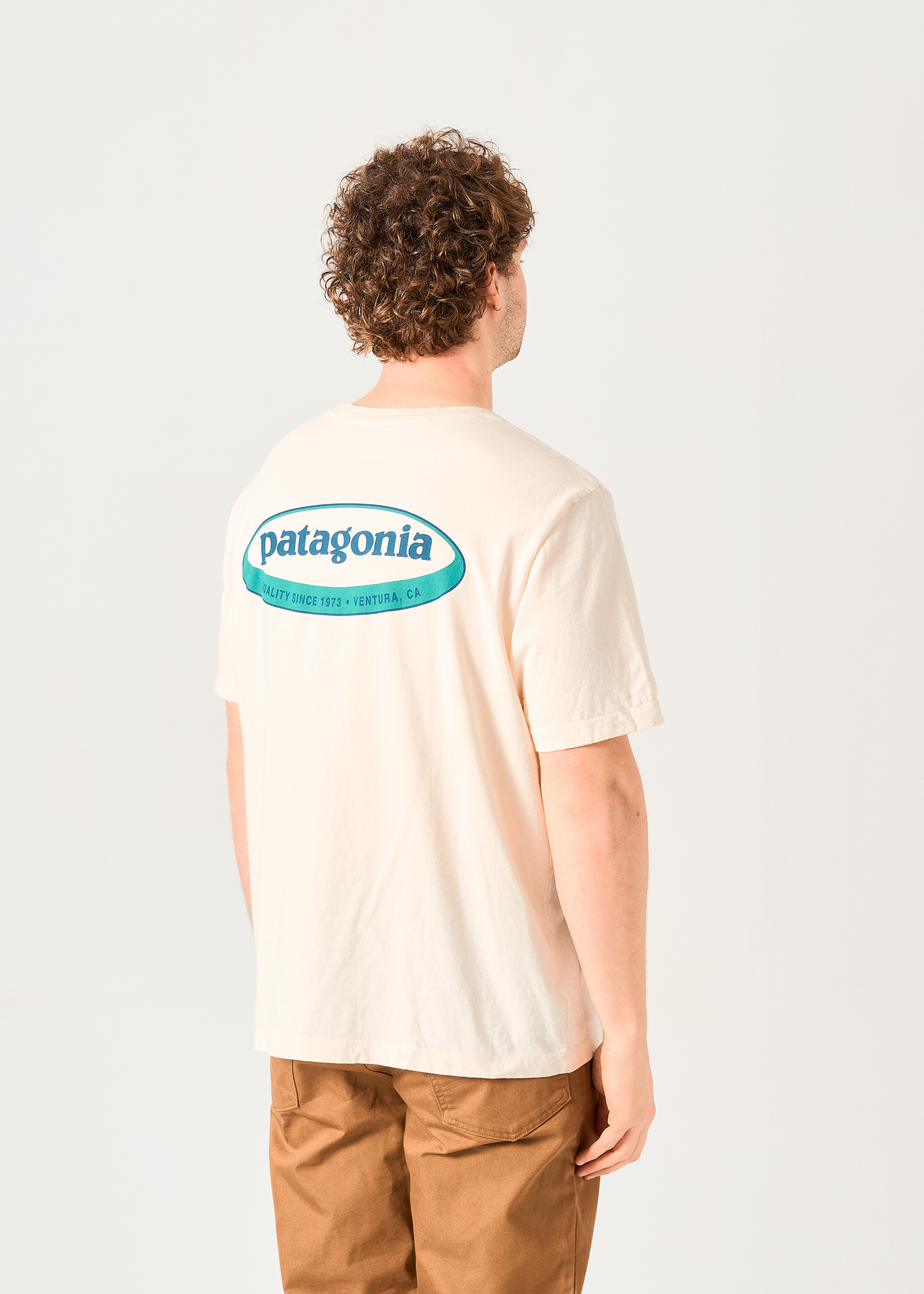 【鬼フェード】90s Patagonia USA製 Tシャツ オリジナル アロハ Patagonia '95 Oval Logo T-Shirt