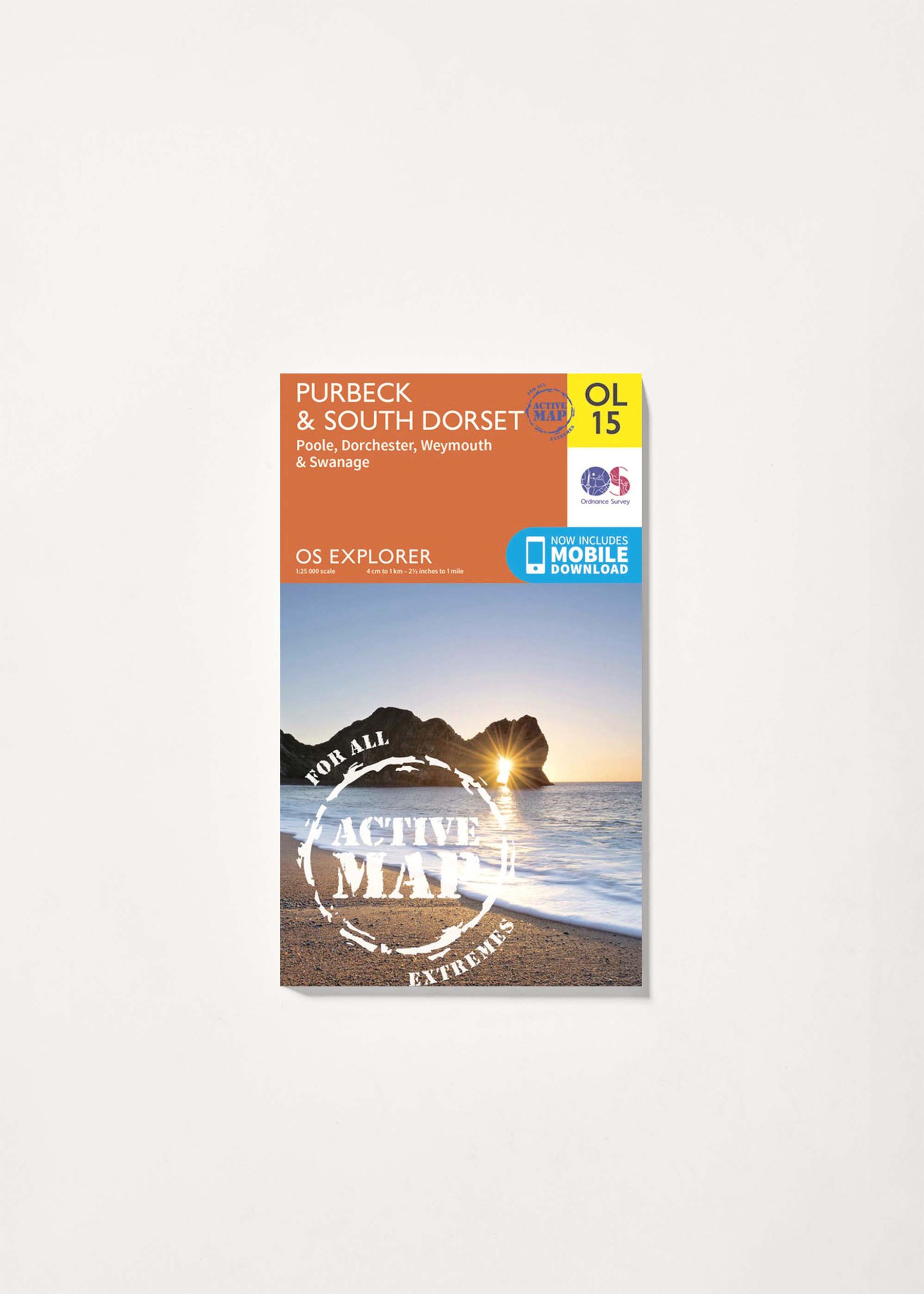 Image - 1 - Purbeck & South Dorset - OS Explorer Active OL15 Map