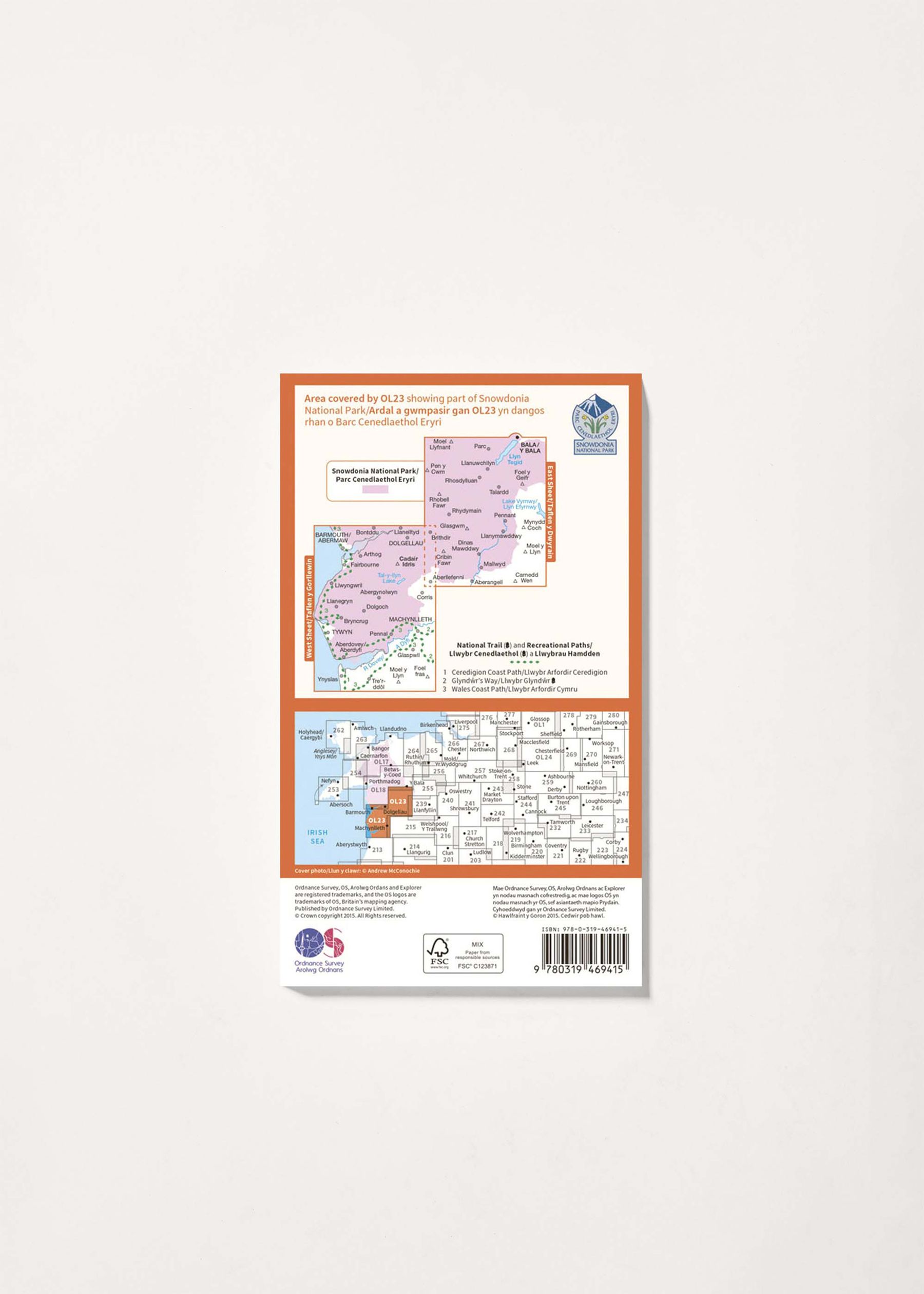 Image - 2 - Cadair Idris & Llyn Tegid - OS Explorer Active OL23 Map