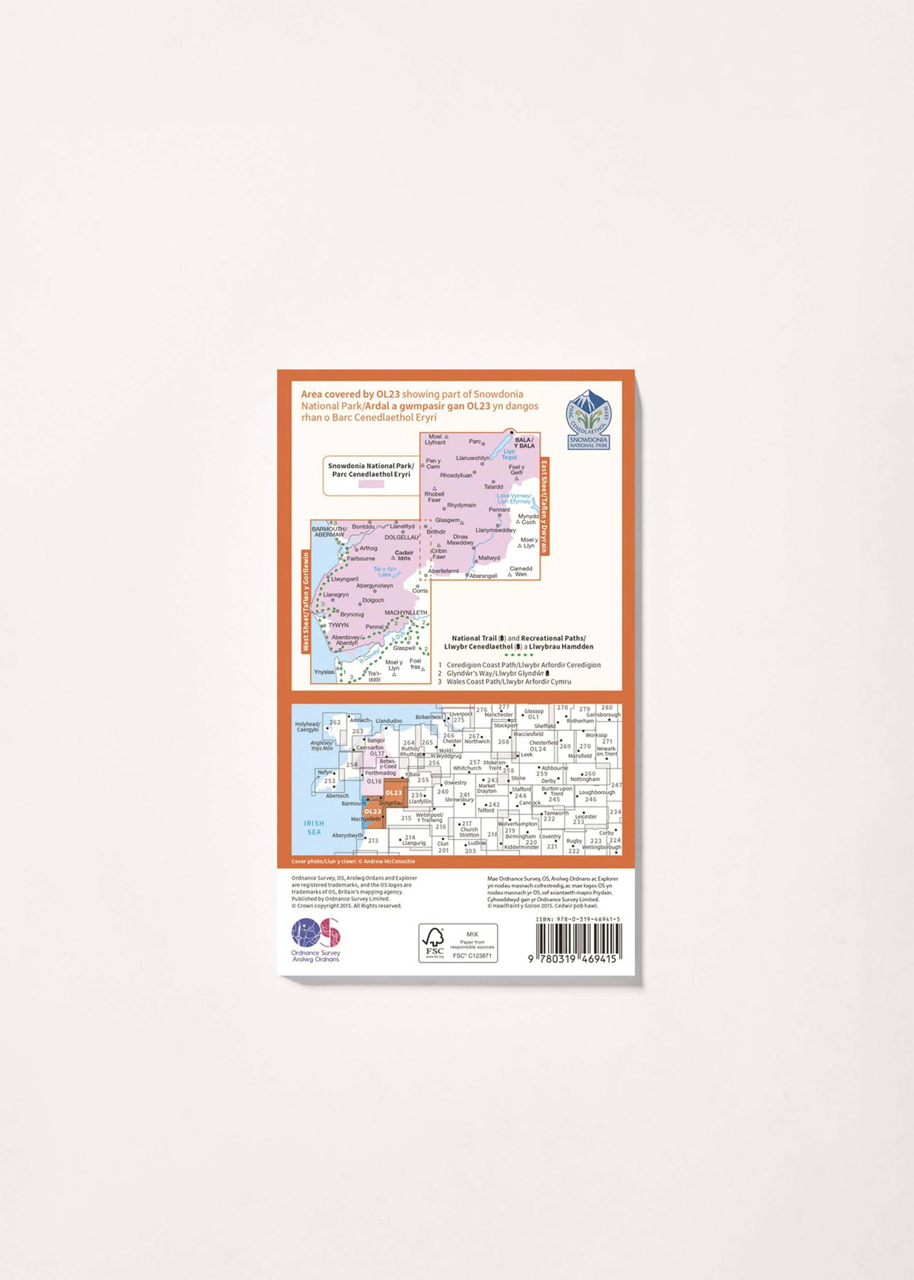 Image - 2 - Cadair Idris & Llyn Tegid - OS Explorer Active OL23 Map