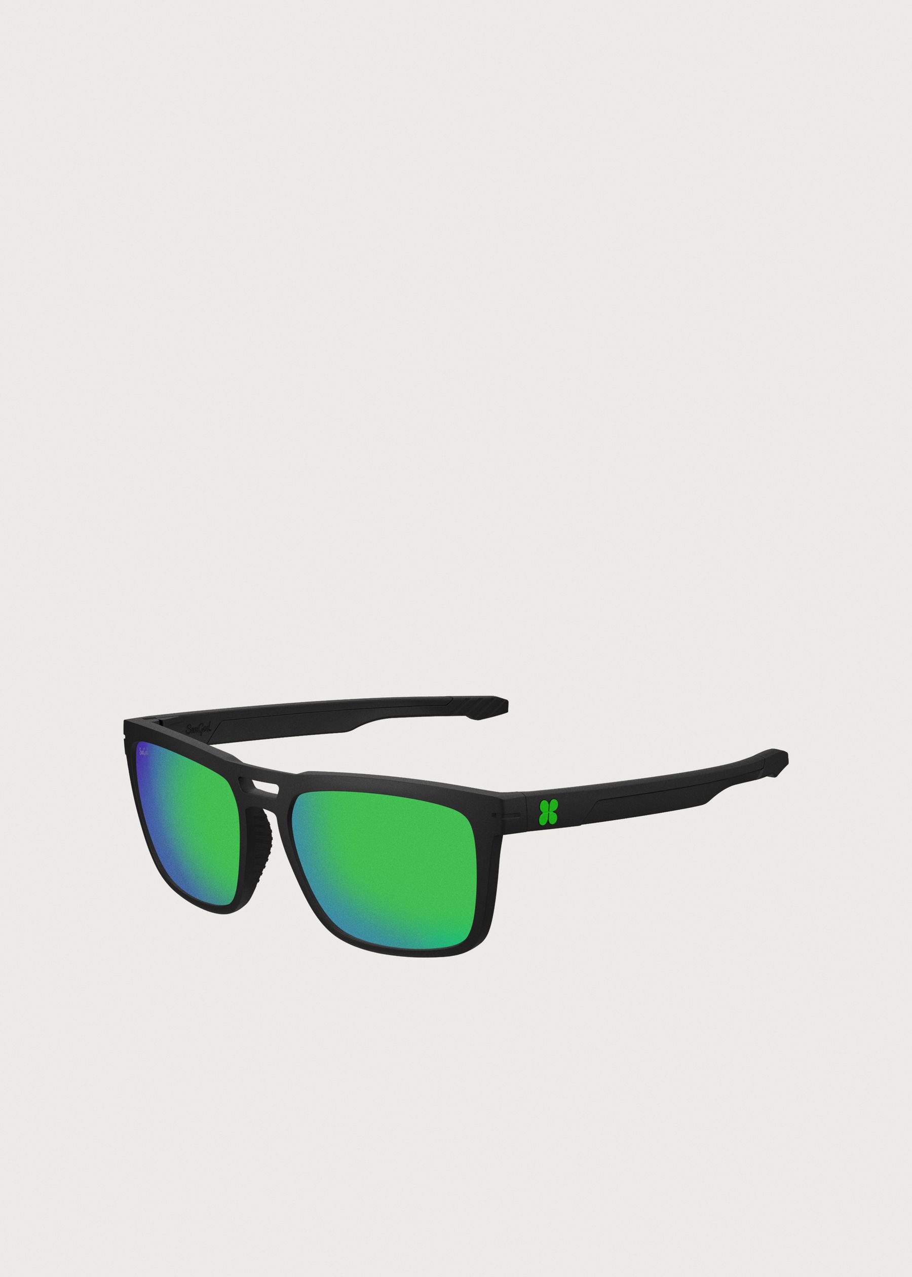 Image - 2 - Tempests Matte Black / 8KO Green Polarised Sunglasses