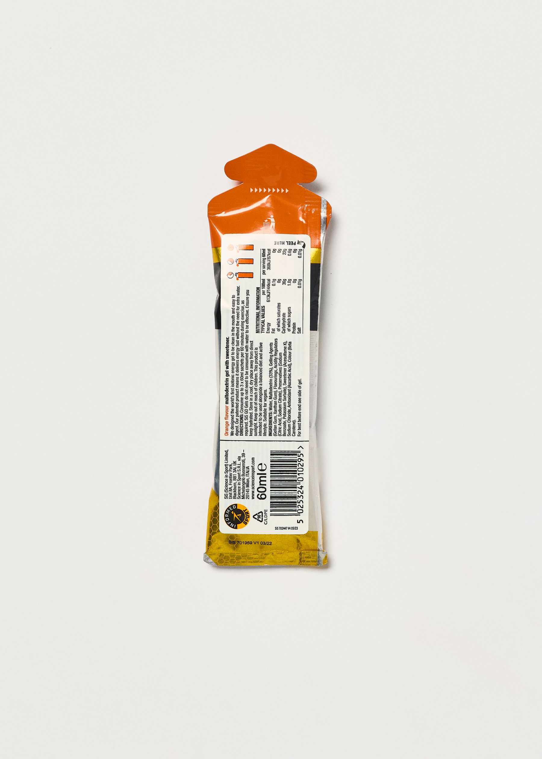 Image - 3 - GO Gel Isotonic - Orange Sports Nutrition