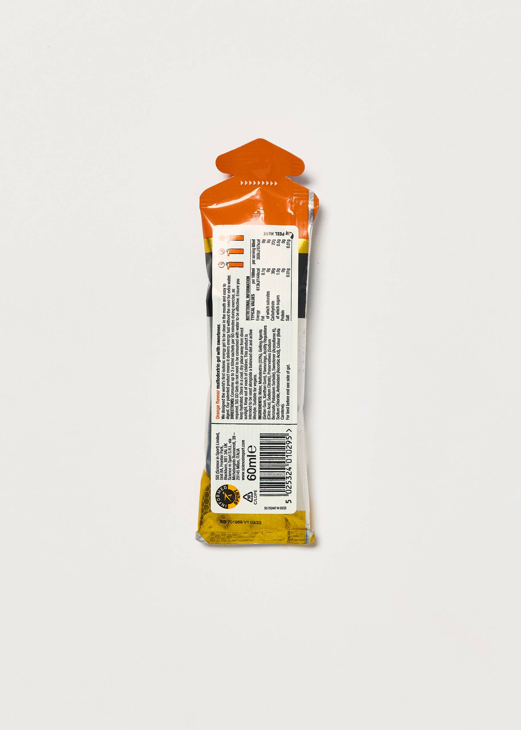 Image - 3 - GO Gel Isotonic - Orange Sports Nutrition