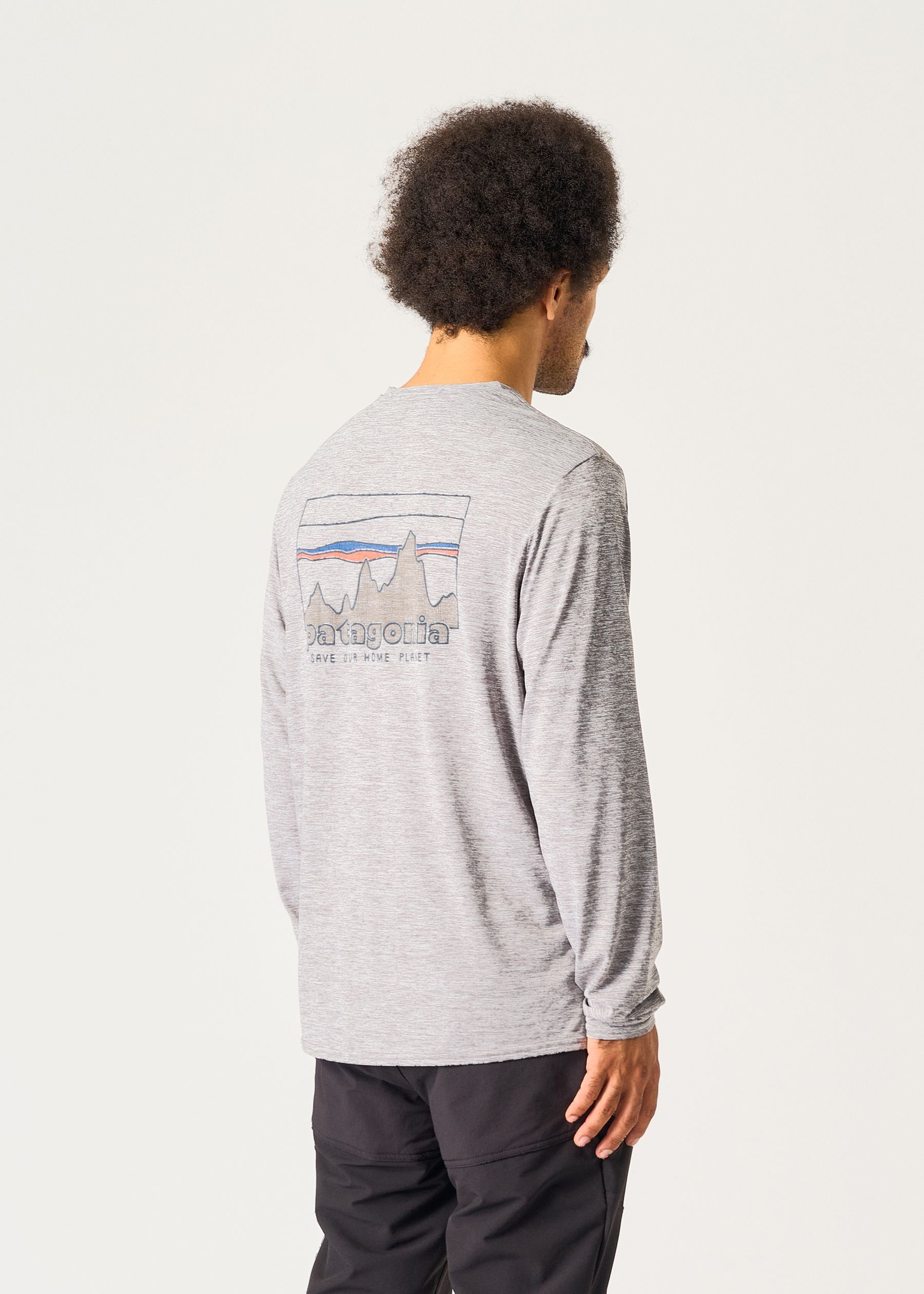 Patagonia Long Sleeve Capilene Cool Daily Graphic