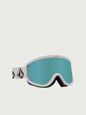 Footprints Matte White Stone / Ice Chrome + Dark Grey Goggles