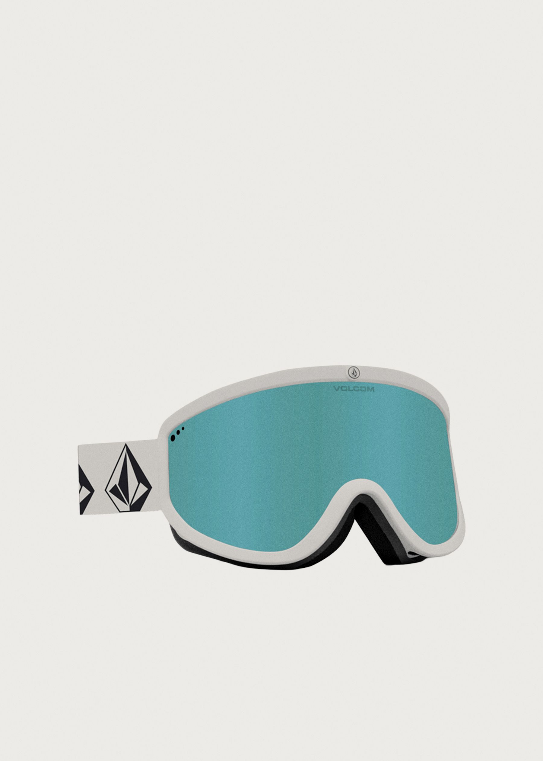 Image - 1 - Footprints Matte White Stone / Ice Chrome + Dark Grey Goggles
