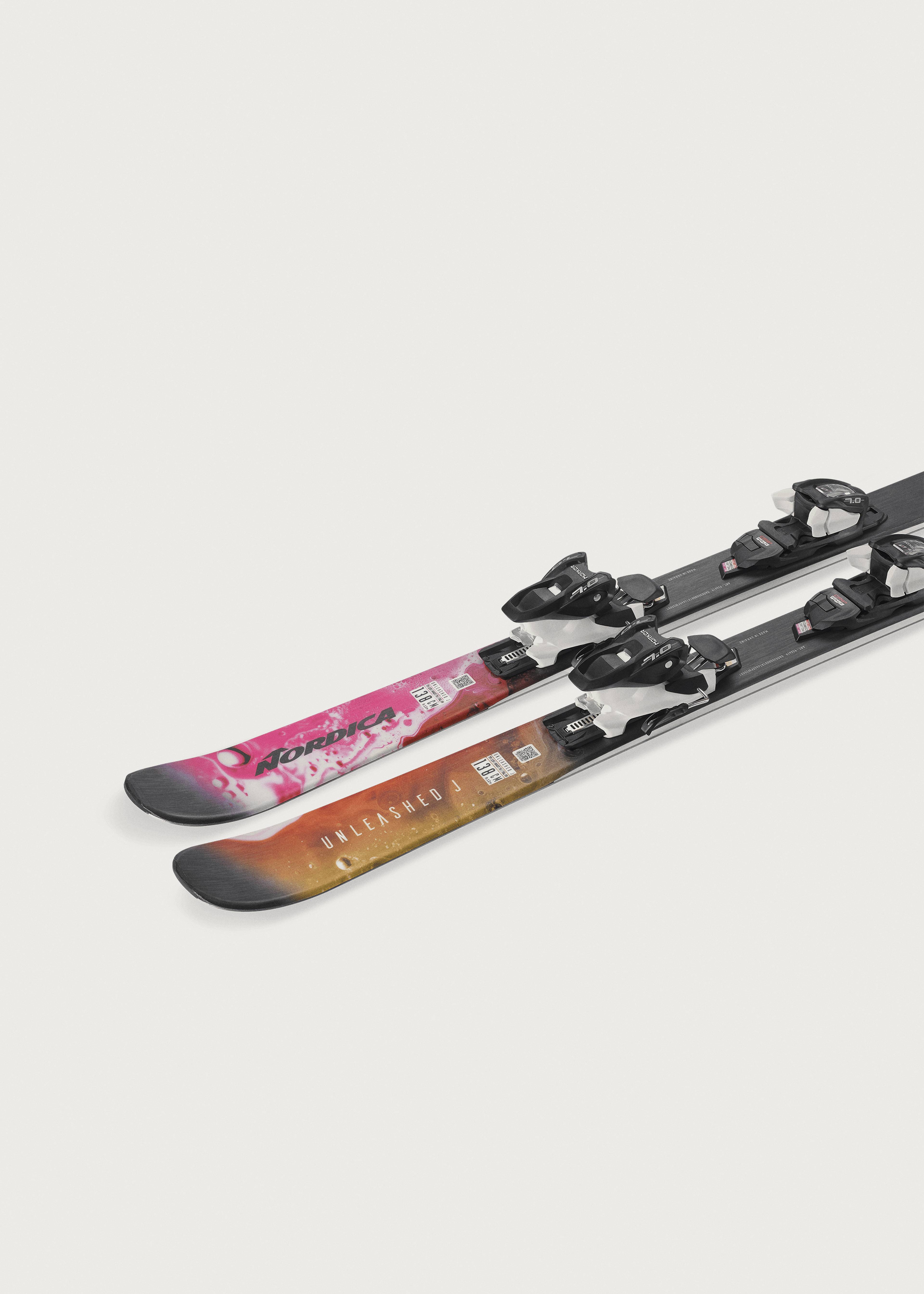 Nordica Unleashed JR Skis + 4.5 FDT Bindings