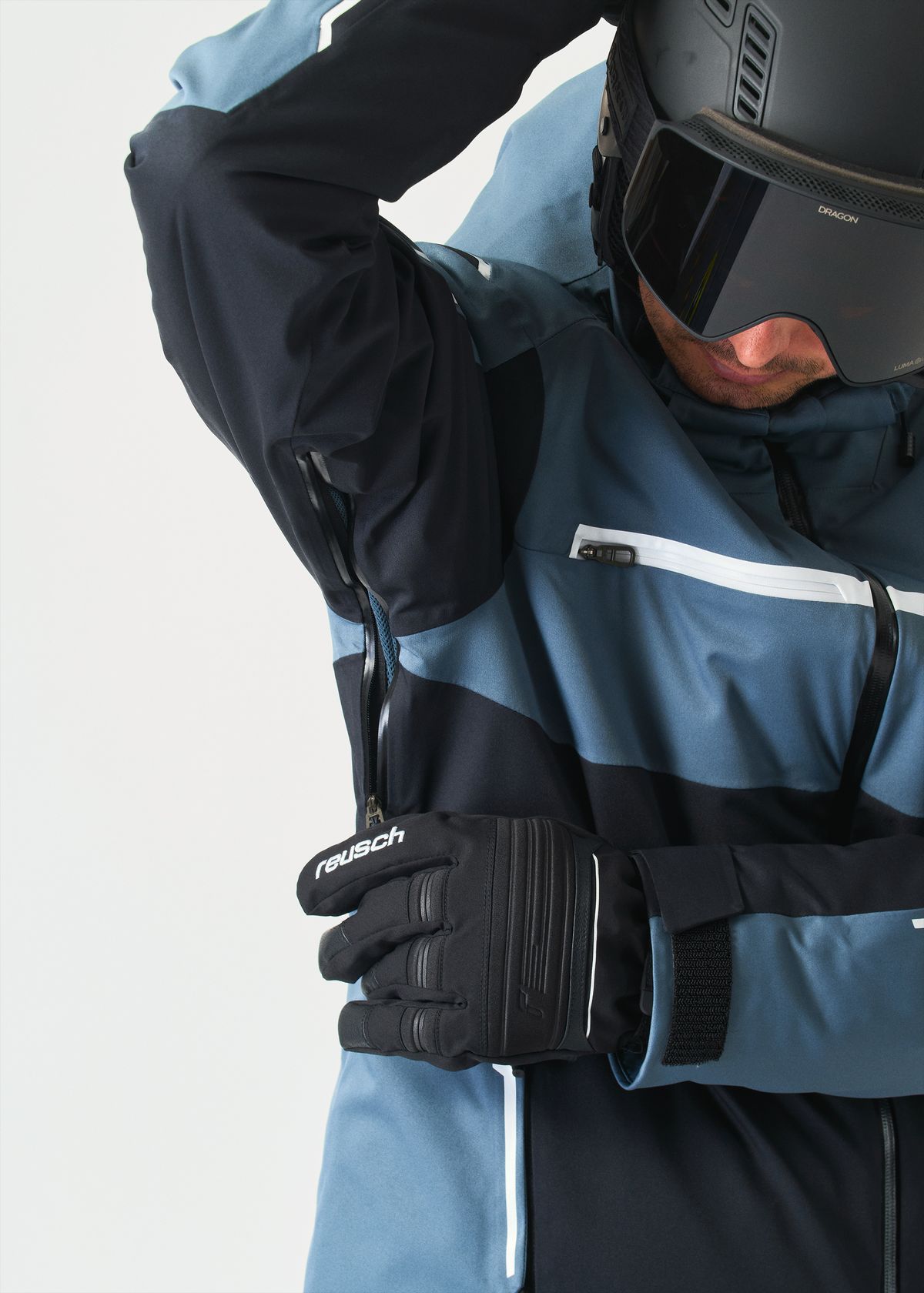 Underarm Venting Zips