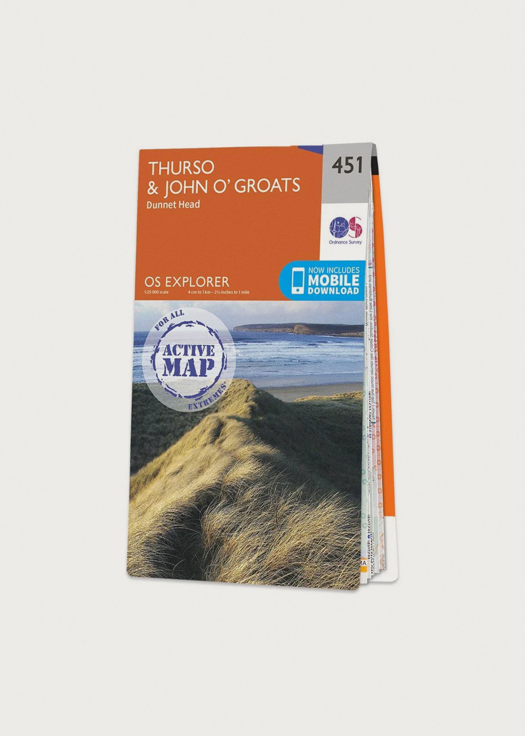 Image - 1 - Thurso & John O'Groats - OS Explorer Active 451 Map