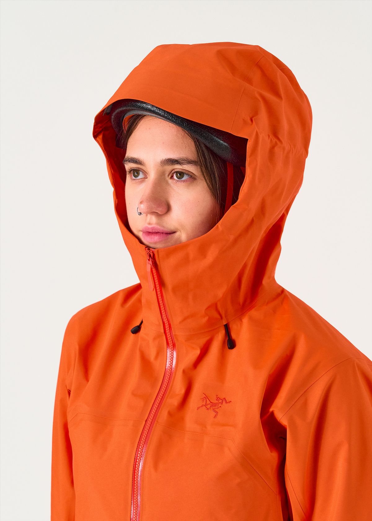 Adjustable helmet-compatible StormHood