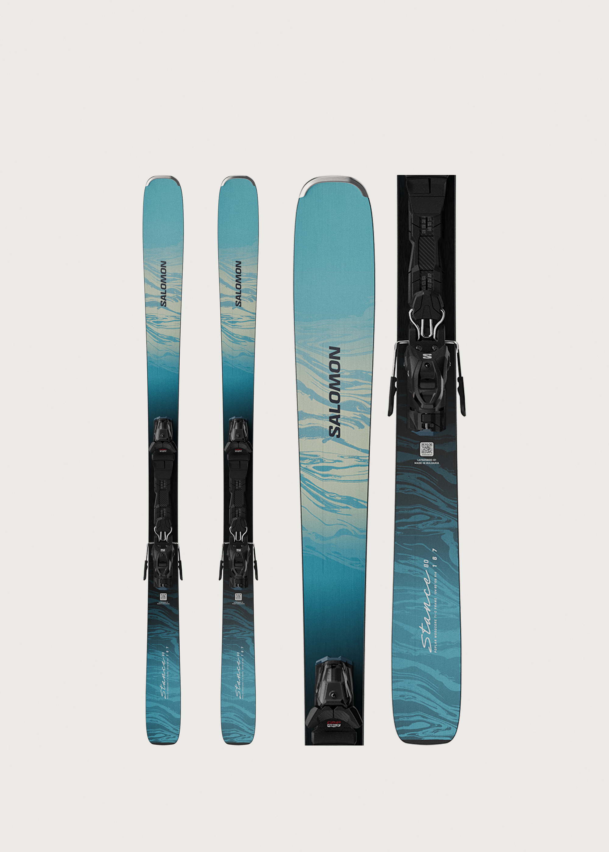 Salomon Stance W 80 skis + M10 GW Bindings