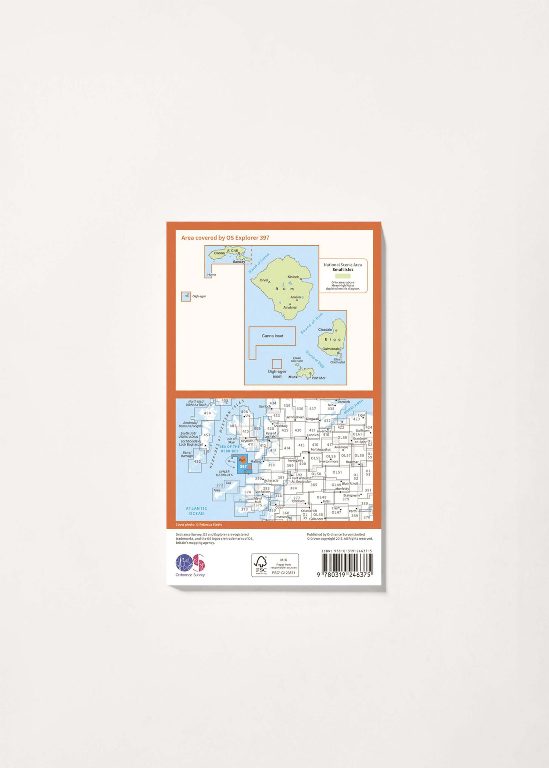 Image - 2 - Ru`m, Eigg, Muck, Canna & Sanday - OS Explorer 397 Map