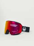 PXV Nouveau Black / Lumalens Red Ionized Goggles