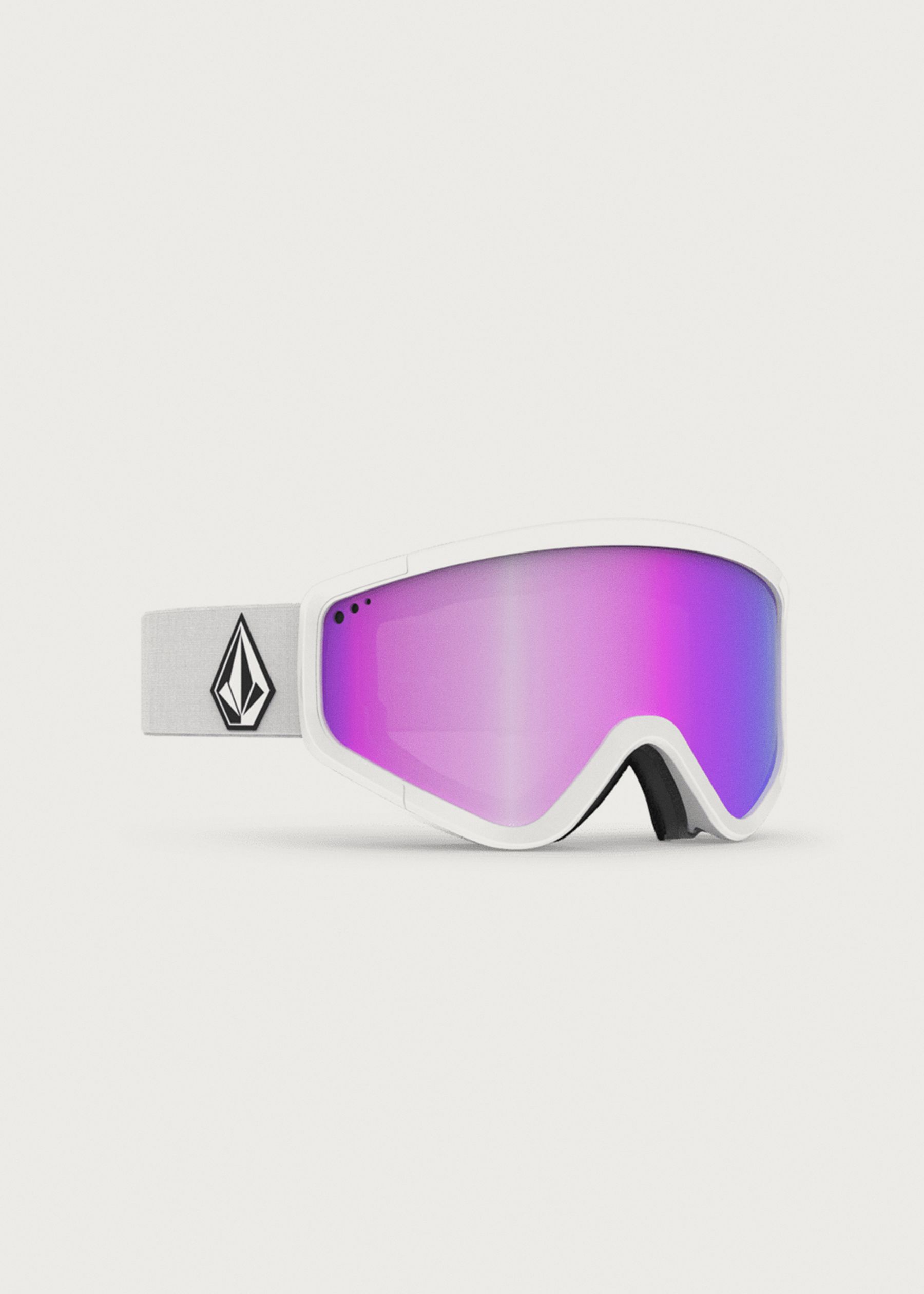 Image - 1 - Attunga Matte White / Pink Chrome + Yellow Goggles