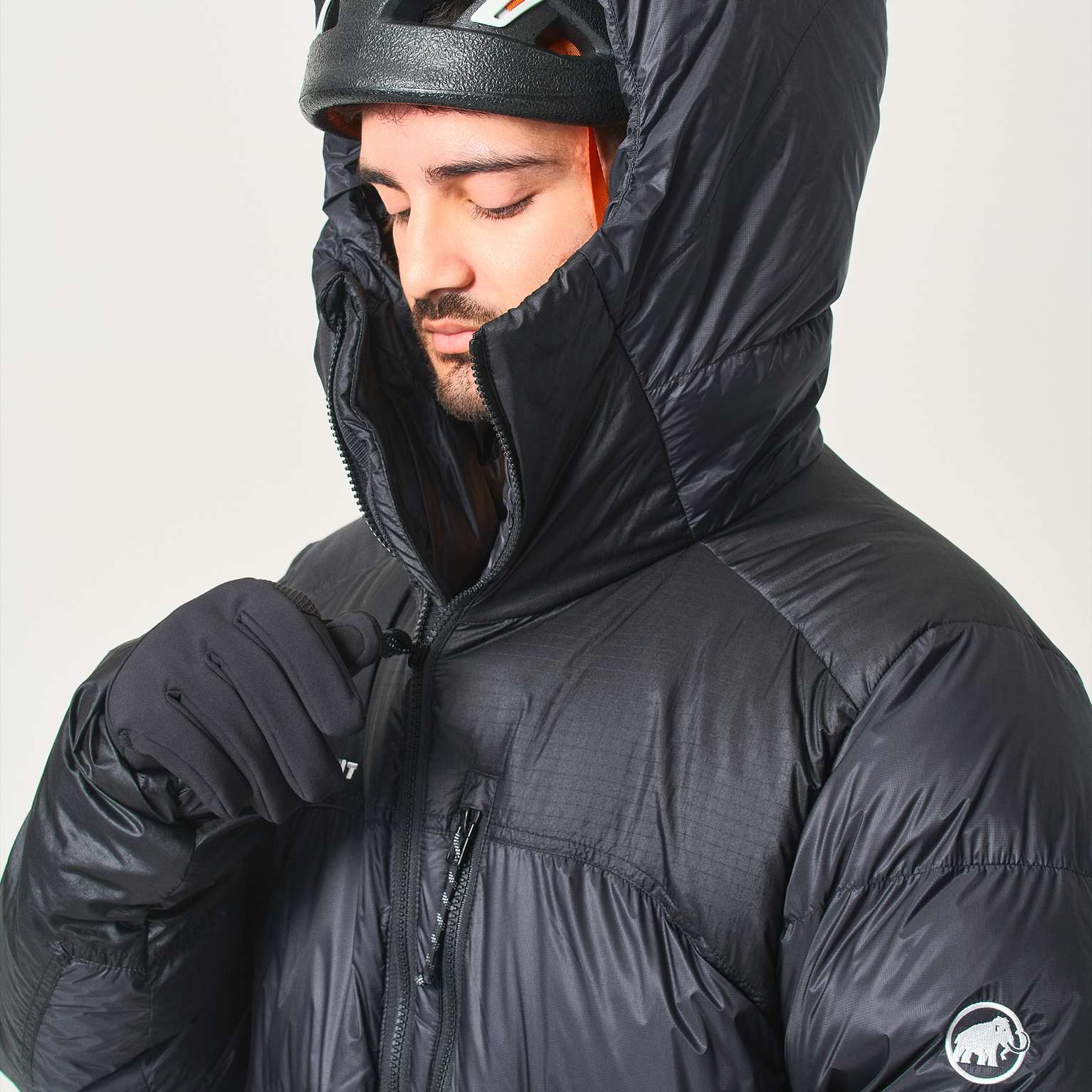 Image of Helmet compatible hood