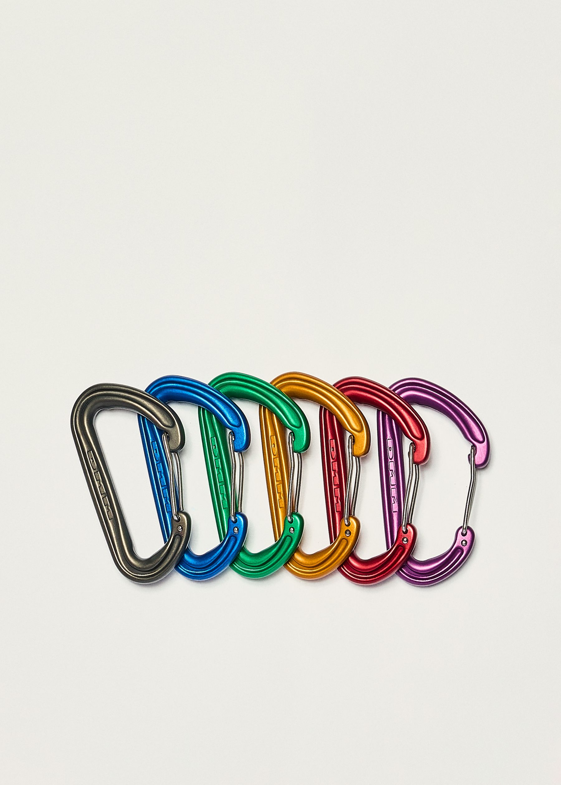 Image - 1 - Phantom Wire Carabiner Colour 6 Pack
