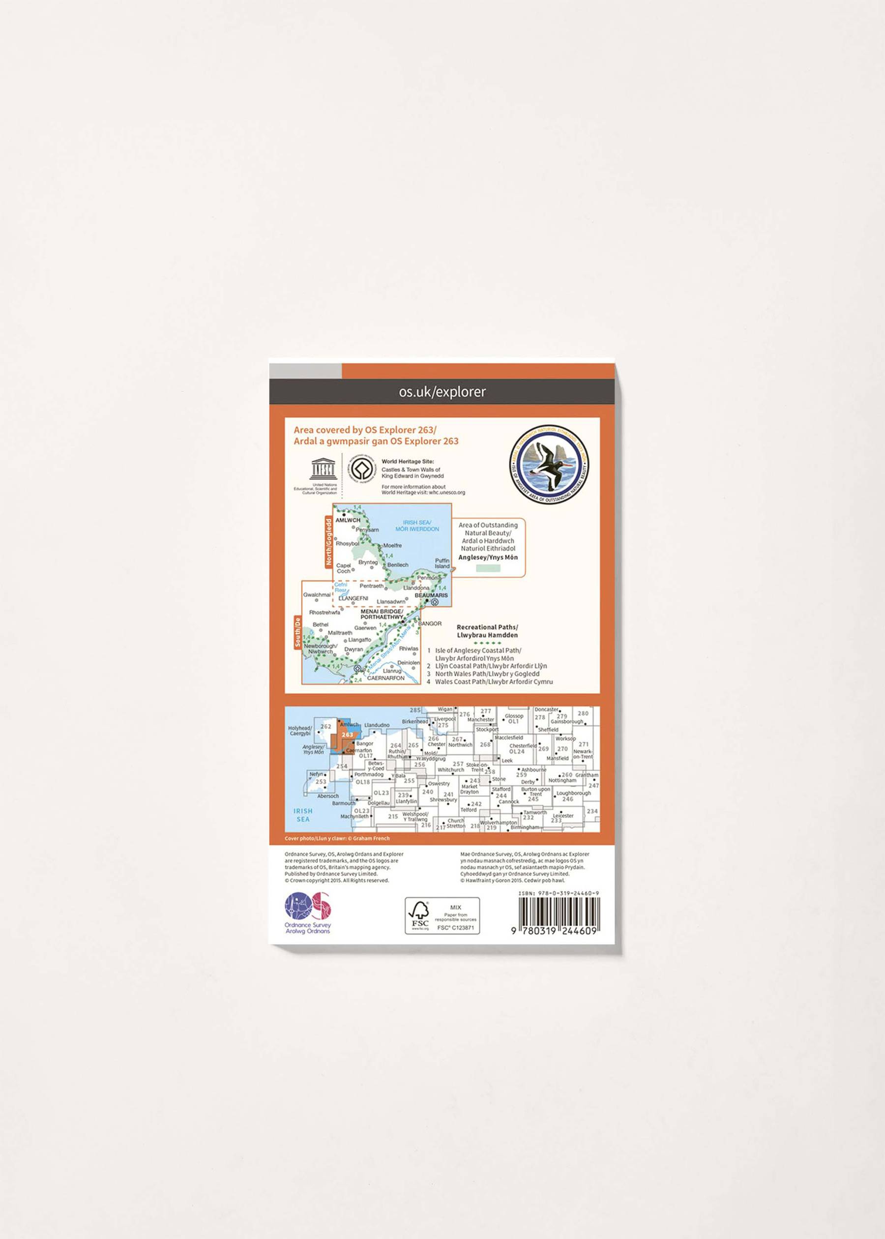 Image - 2 - Anglesey East - OS Explorer 263 Map