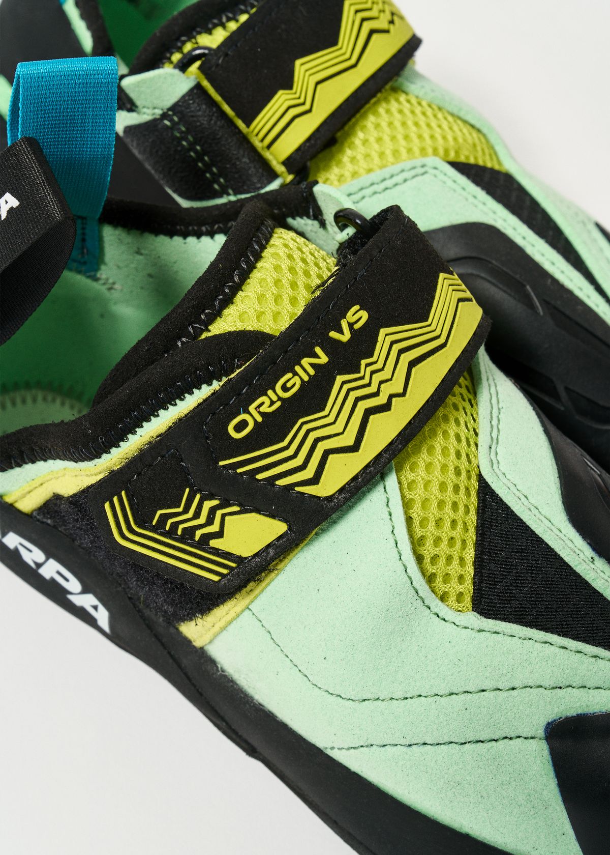 Velcro strap closure