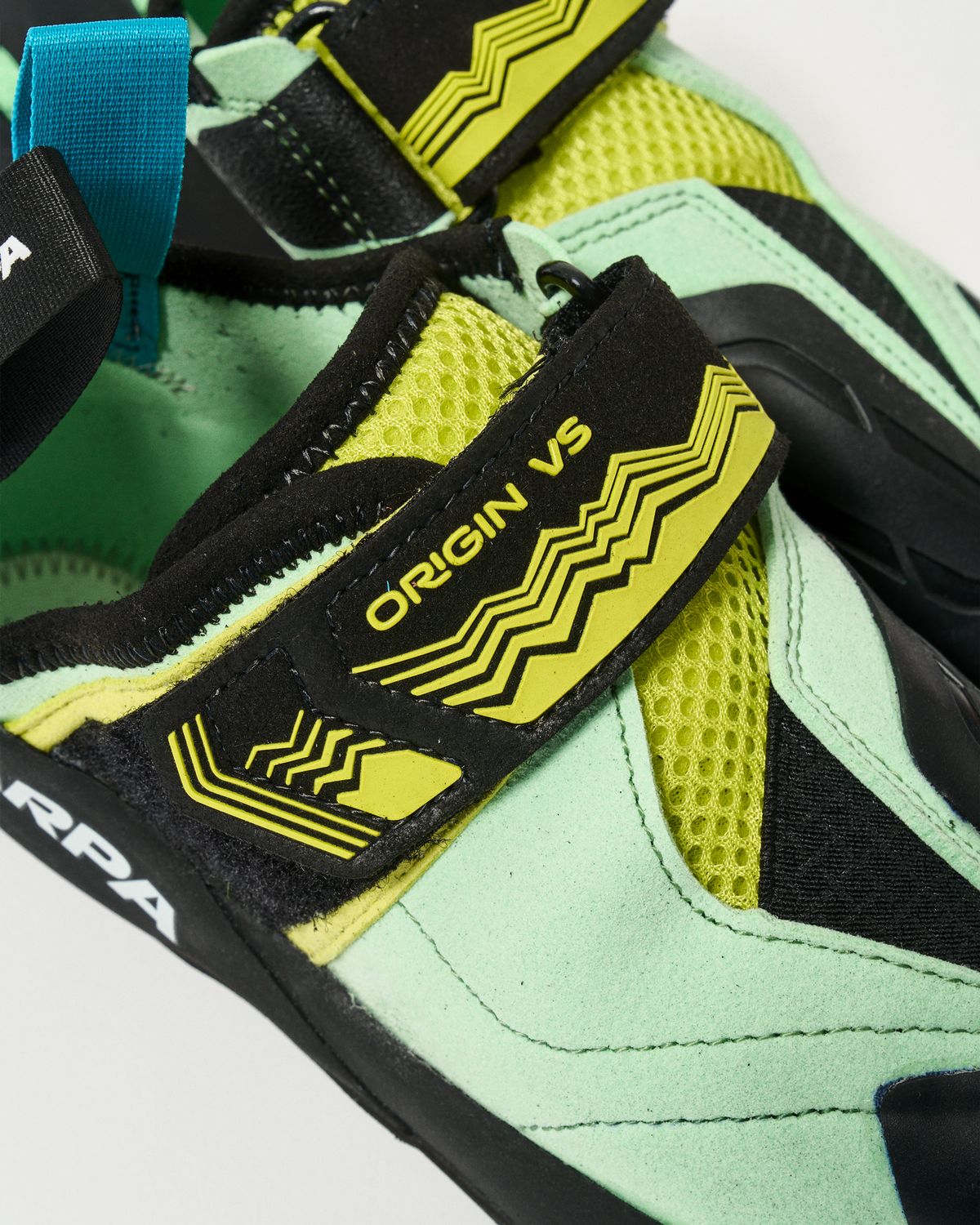 Velcro strap closure