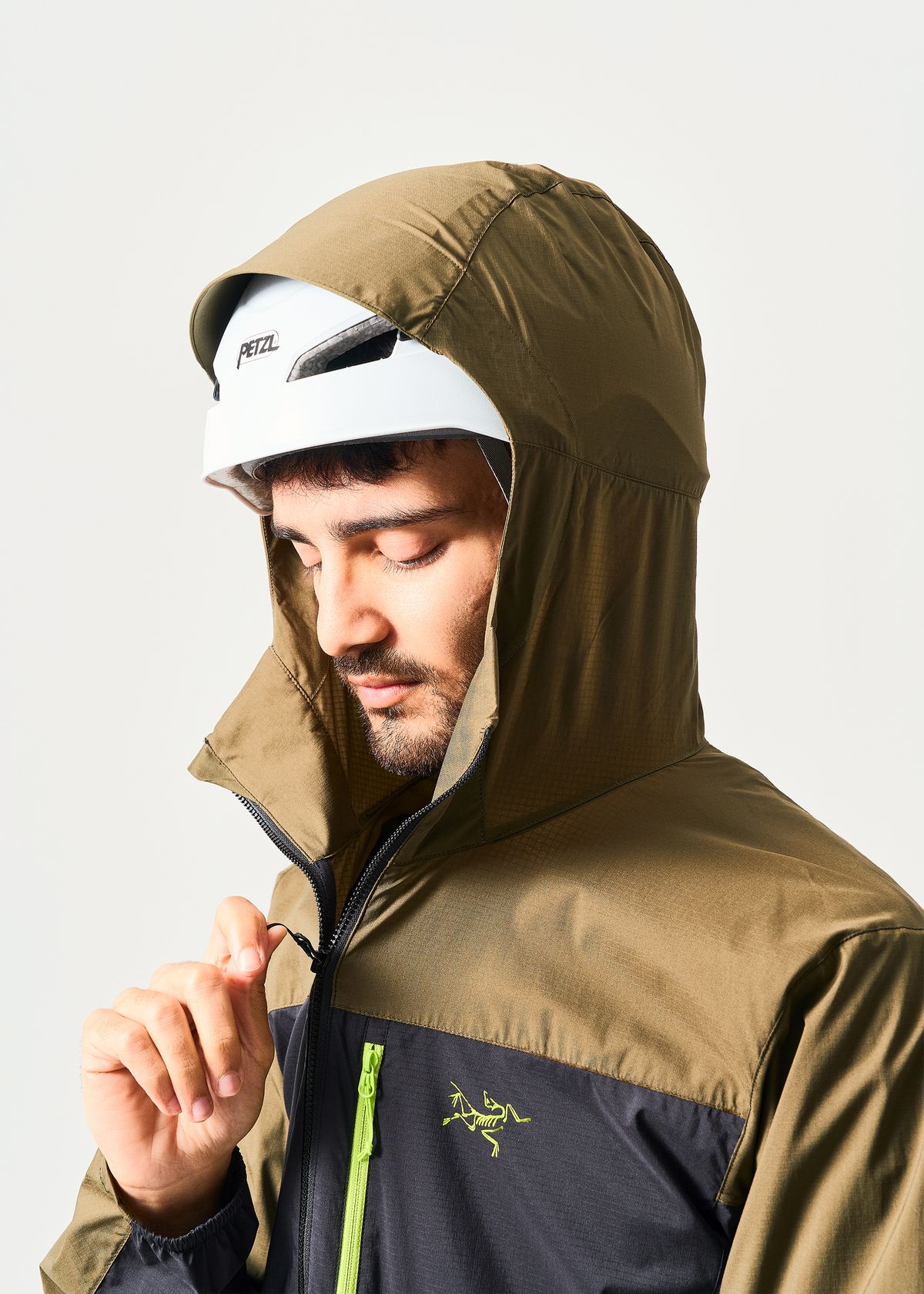 Helmet compatible StormHood 