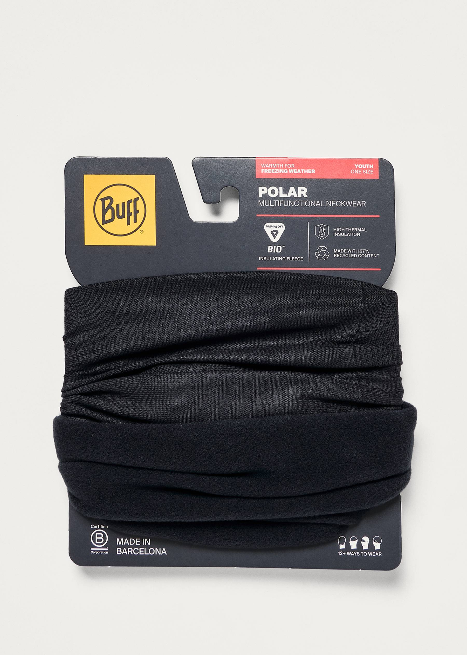 Image - 3 - Polar Kids' Neck Warmer - Solid Black