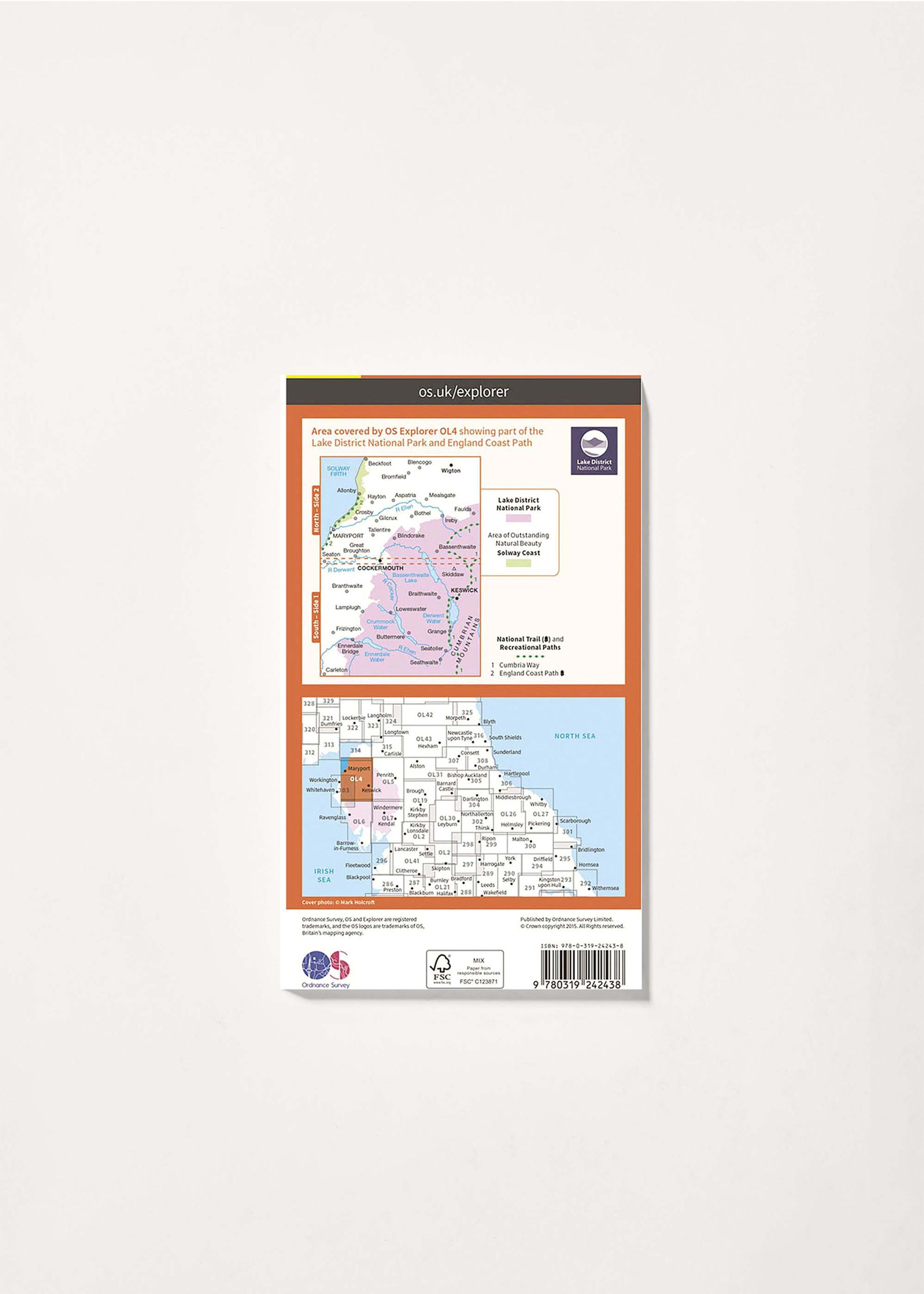 Image - 2 - The English Lakes - North Western Area - OS Explorer OL4 Map