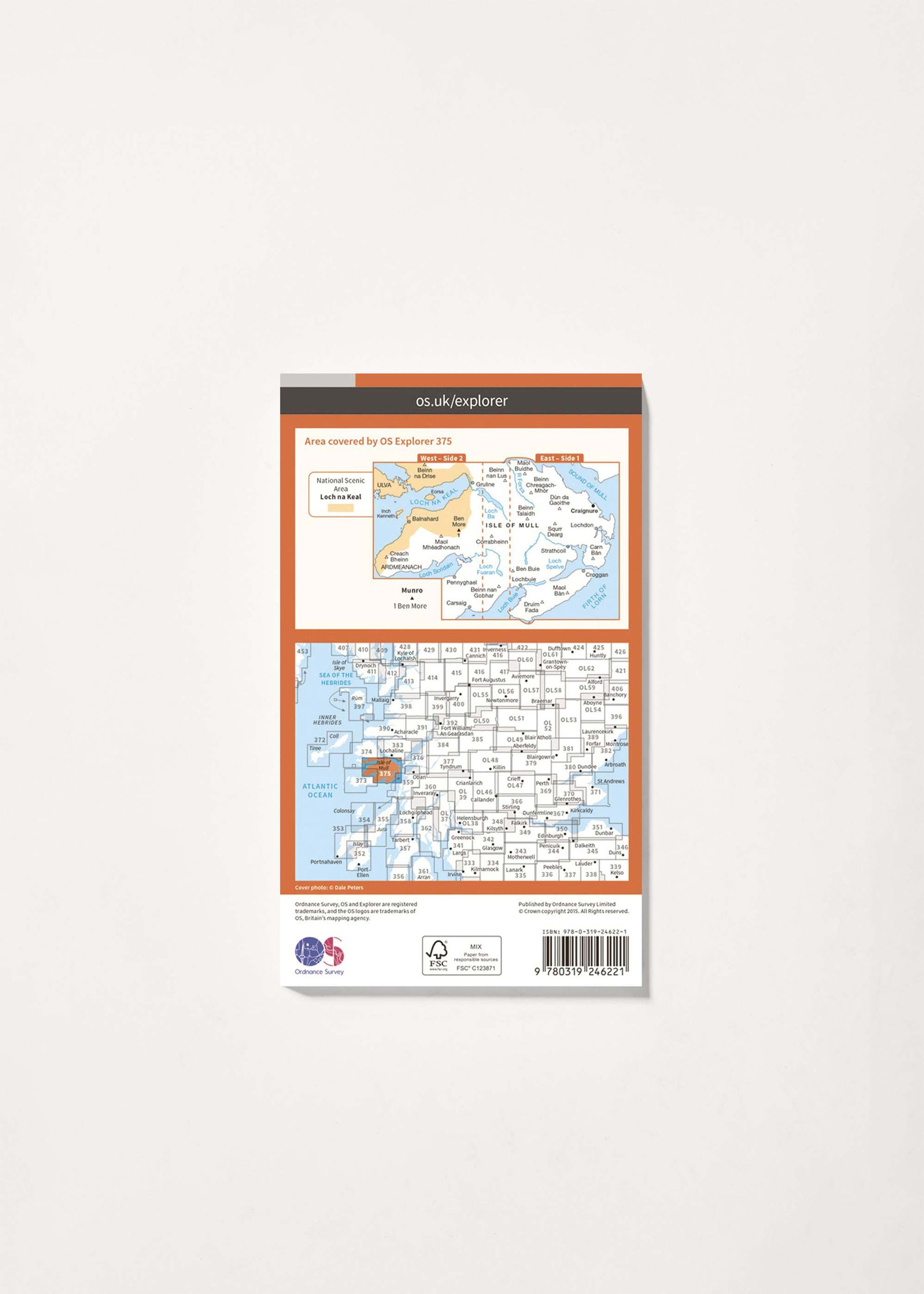 Image - 2 - Isle of Mull East - OS Explorer 375 Map