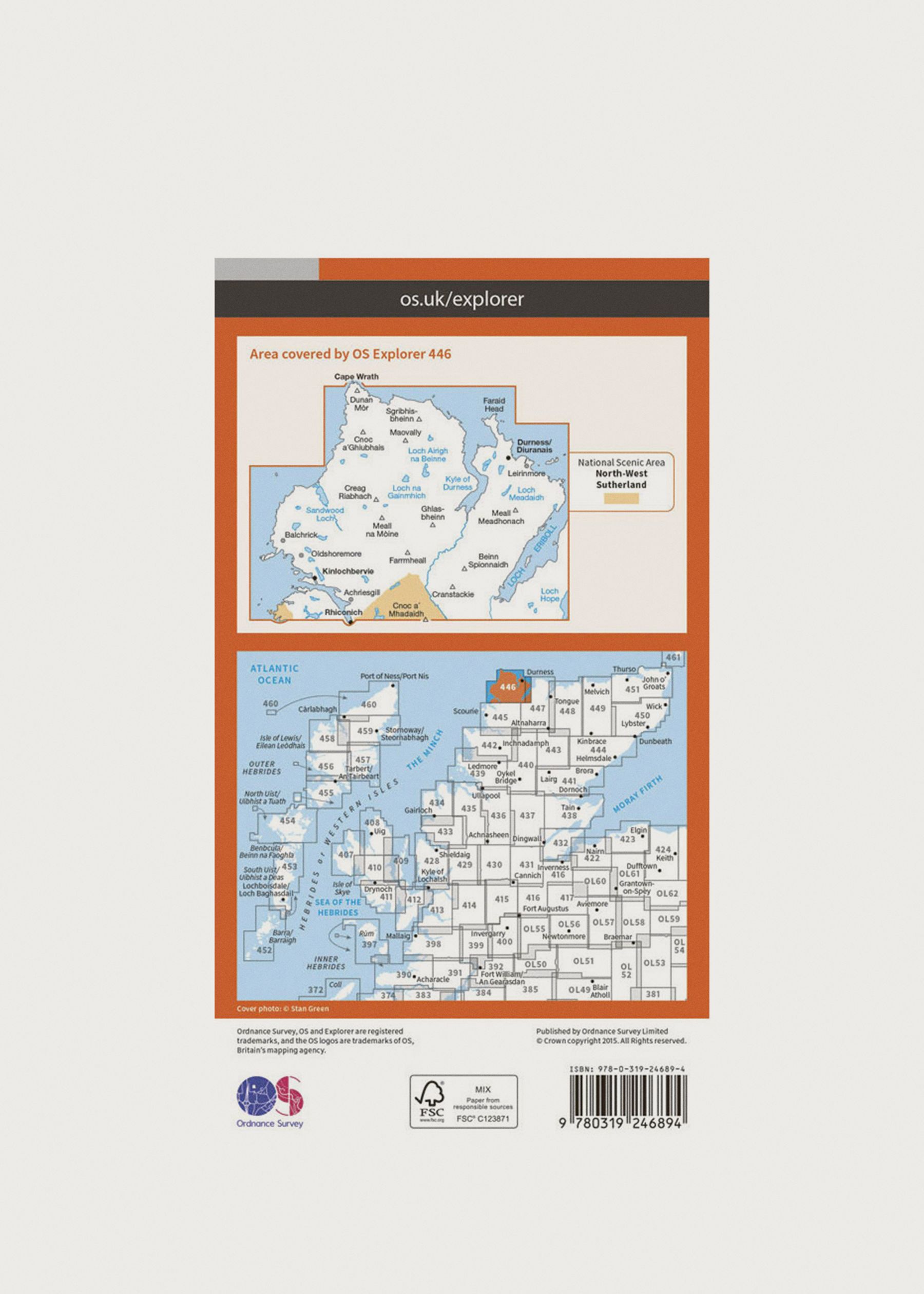 Image - 2 - Durness & Cape Wrath - OS Explorer 446 Map