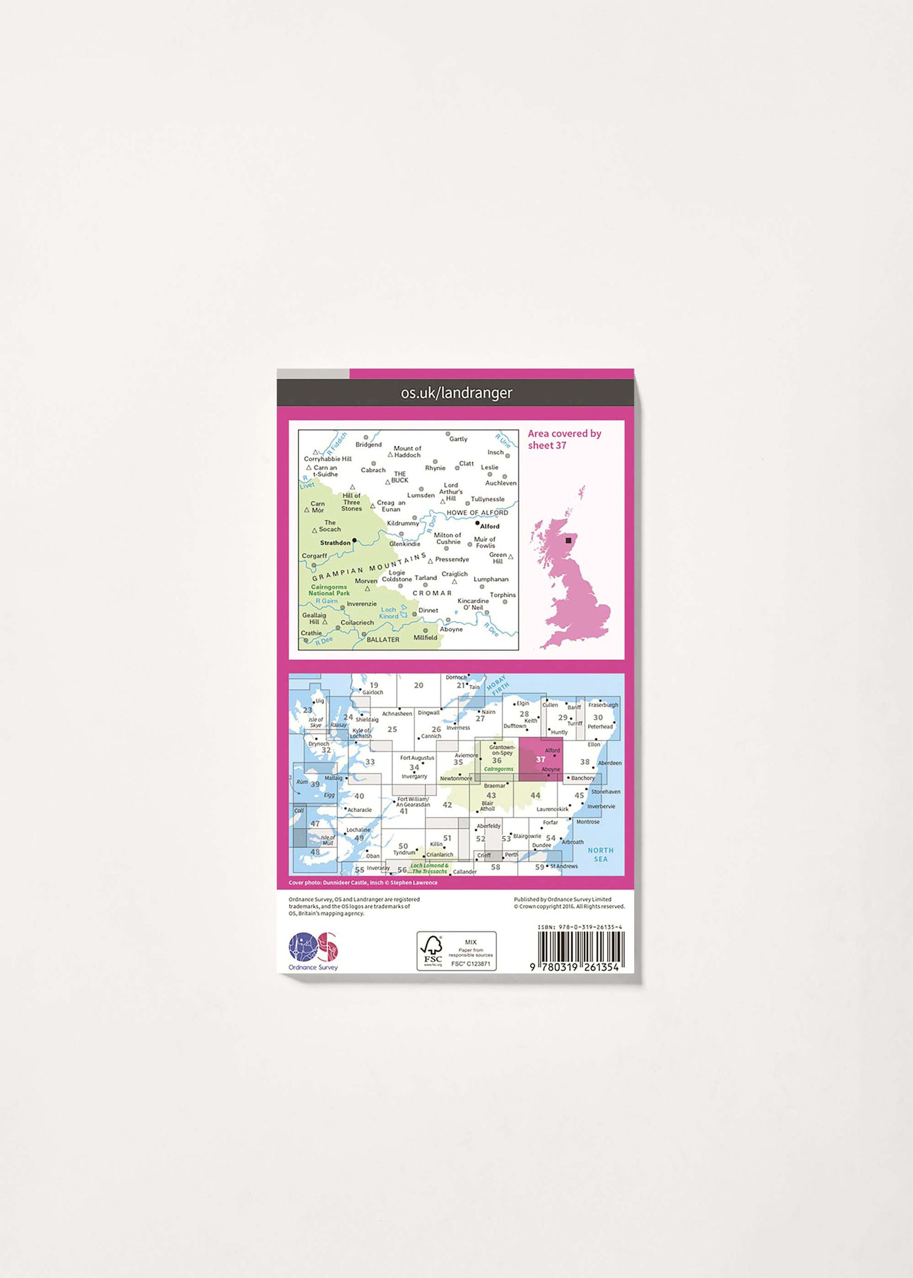 Image - 2 - Strathdon & Alford - Landranger 37 Map