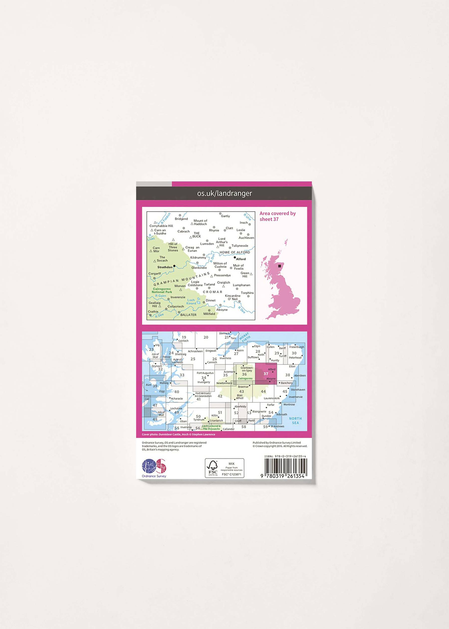 Image - 2 - Strathdon & Alford - Landranger 37 Map