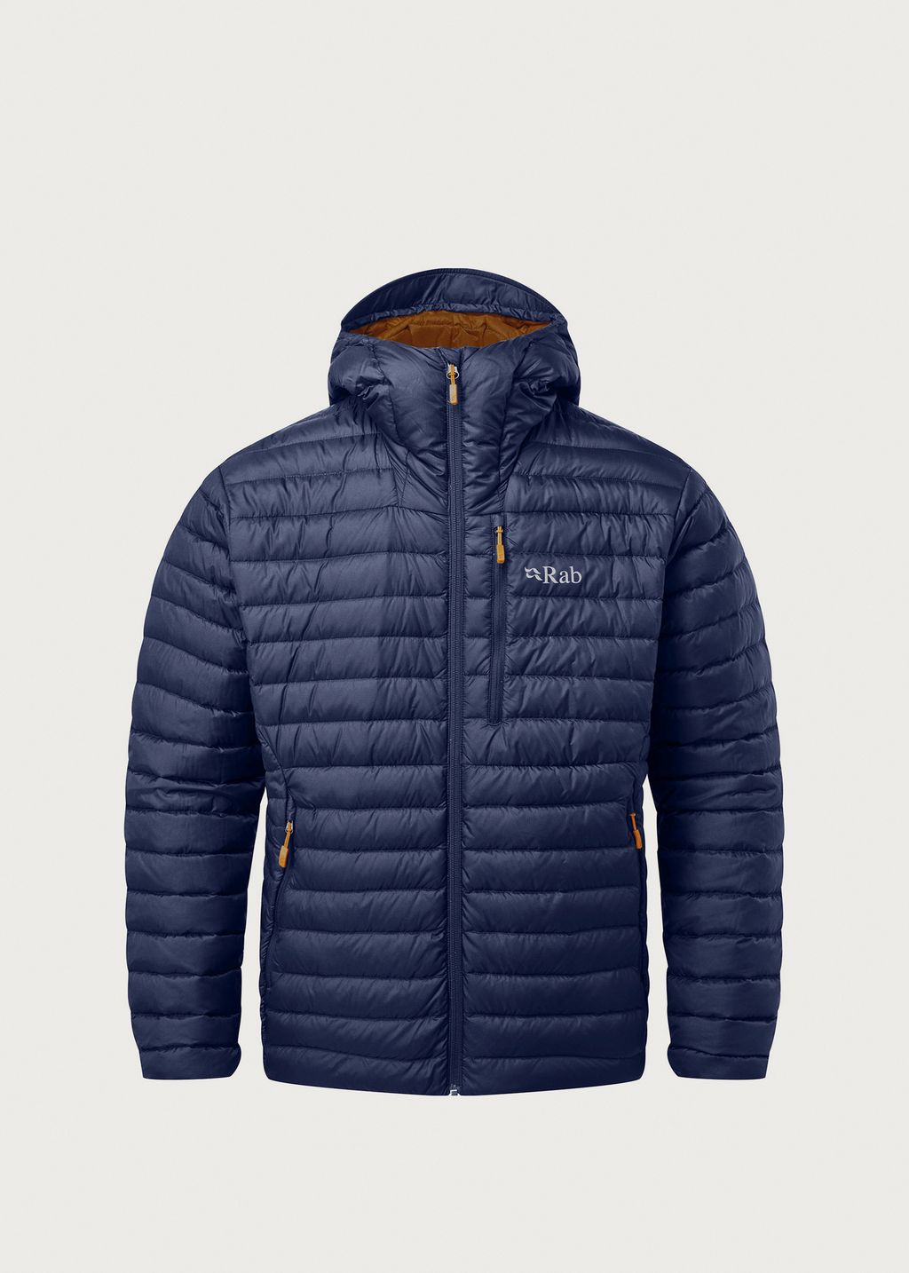 Mens grey rab jacket sales