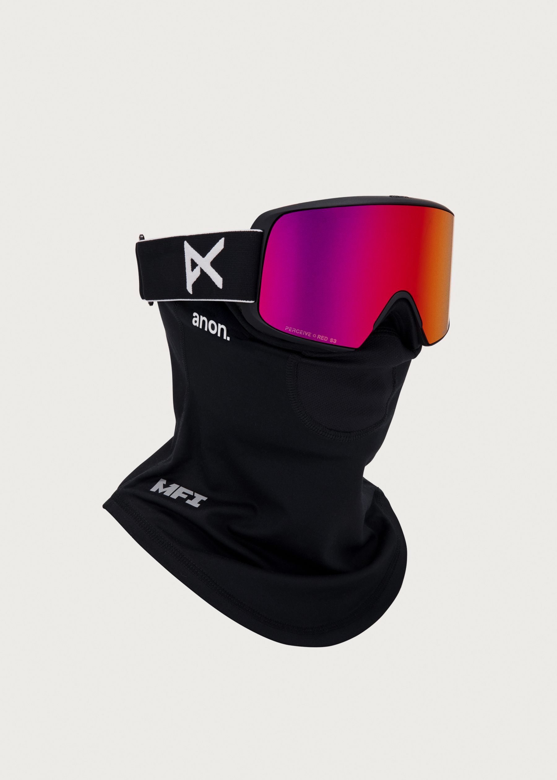 Image - 1 - M6S Black / Perceive Sunny Red Goggles