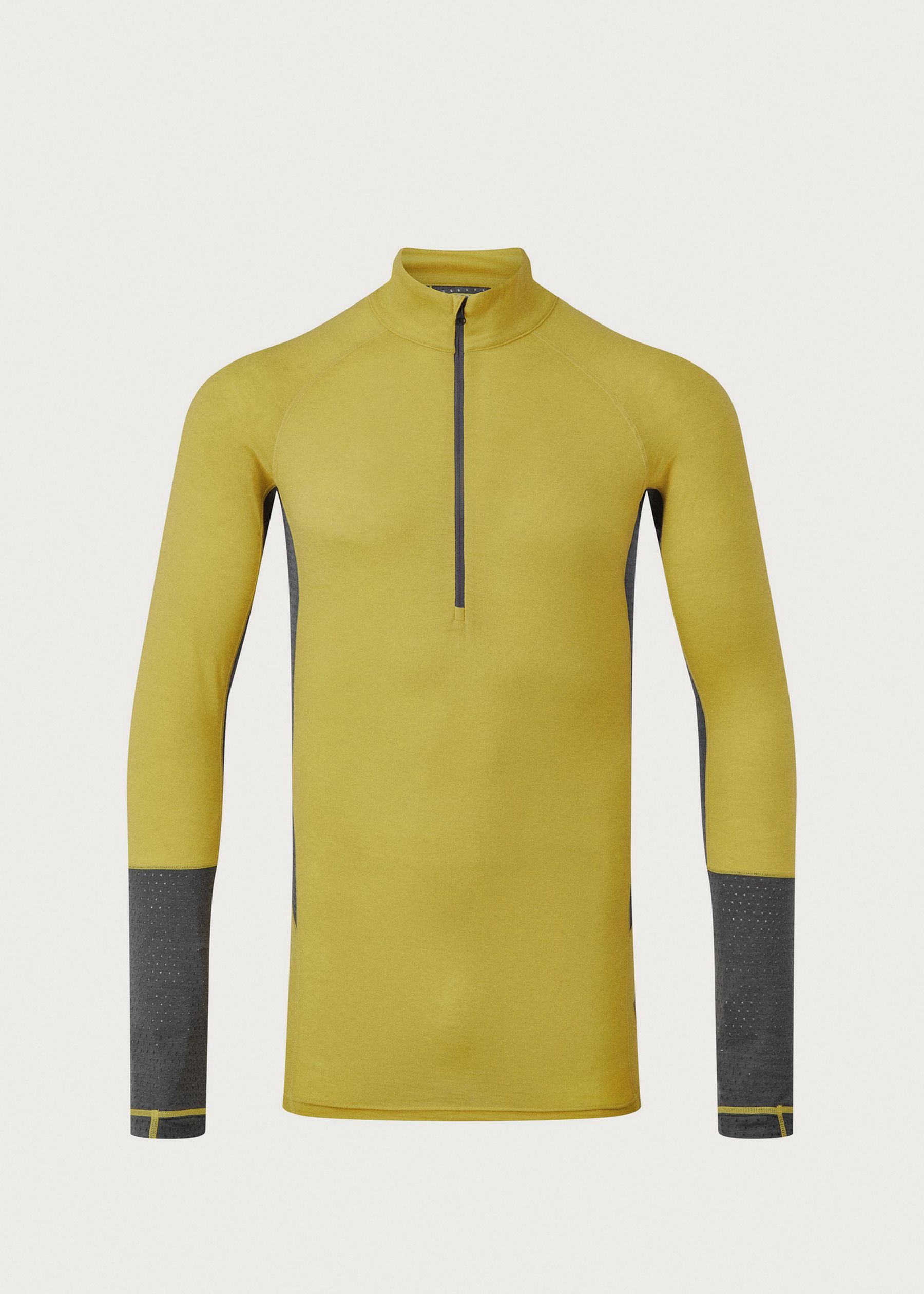 Image - 1 - Goldhill 125 Zoned Merino Long Sleeve Zip Neck