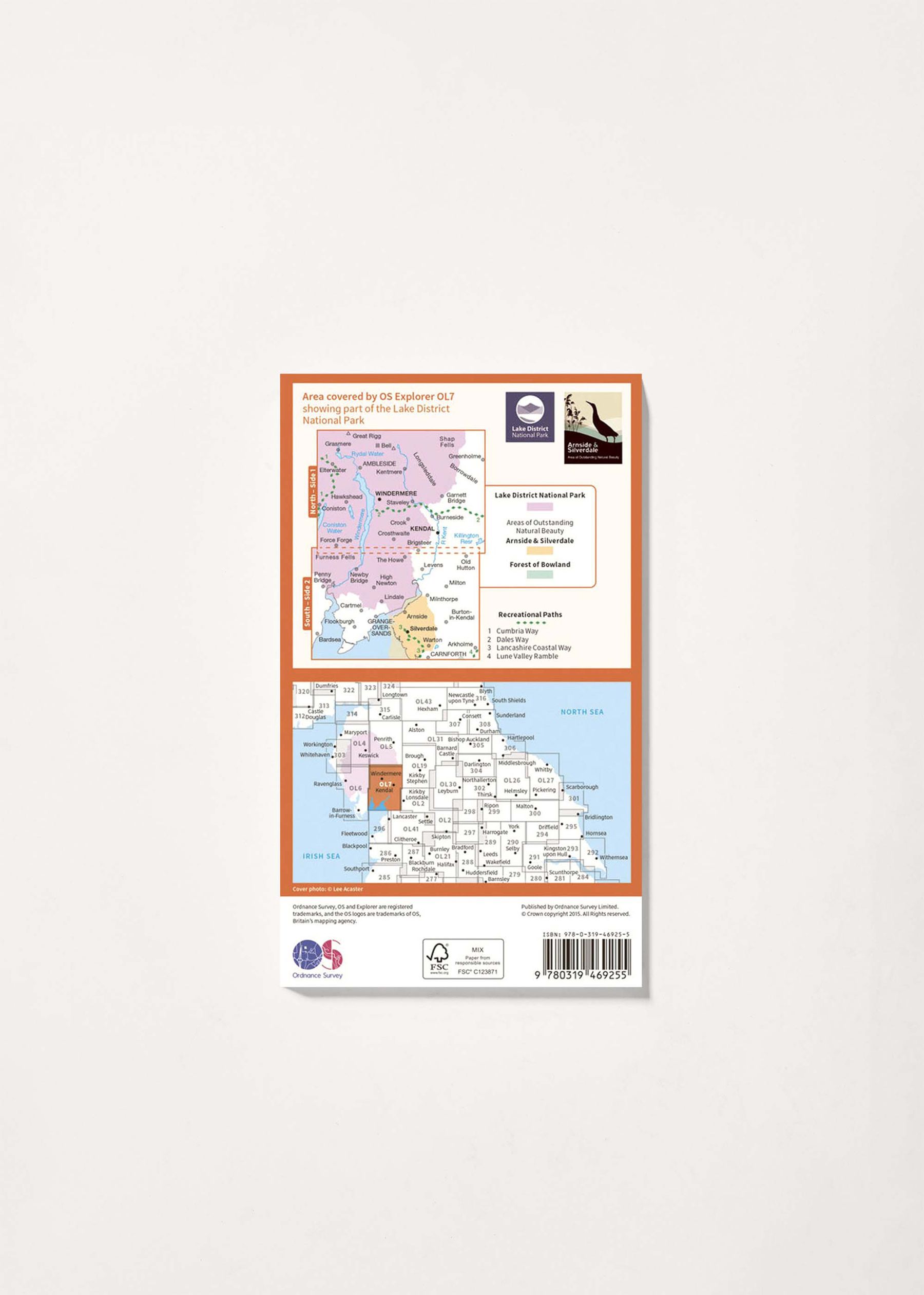 Image - 2 - The English Lakes - South Eastern Area - OS Explorer Active OL7 Map