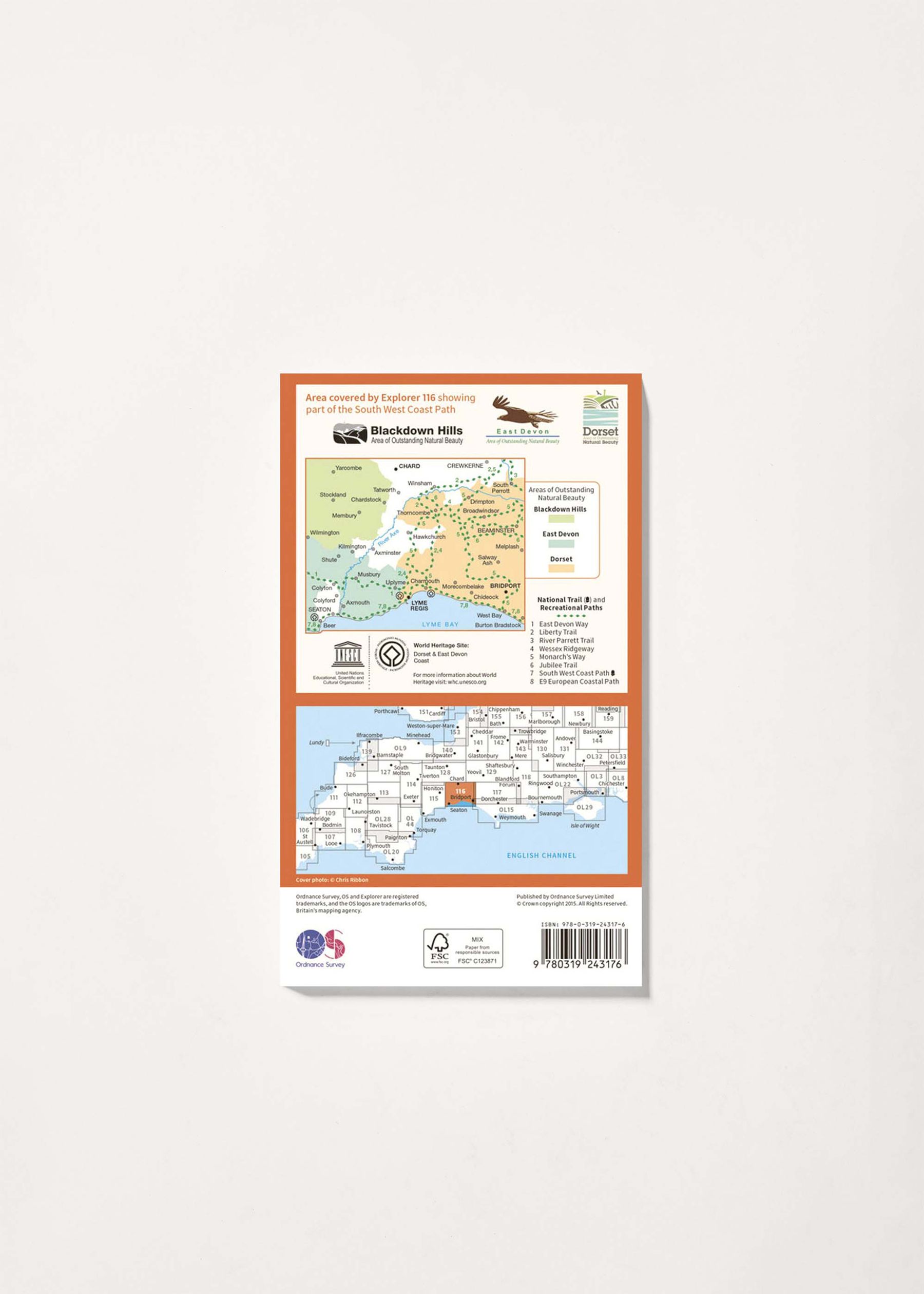 Image - 2 - Lyme Regis & Bridport - OS Explorer 116 Map