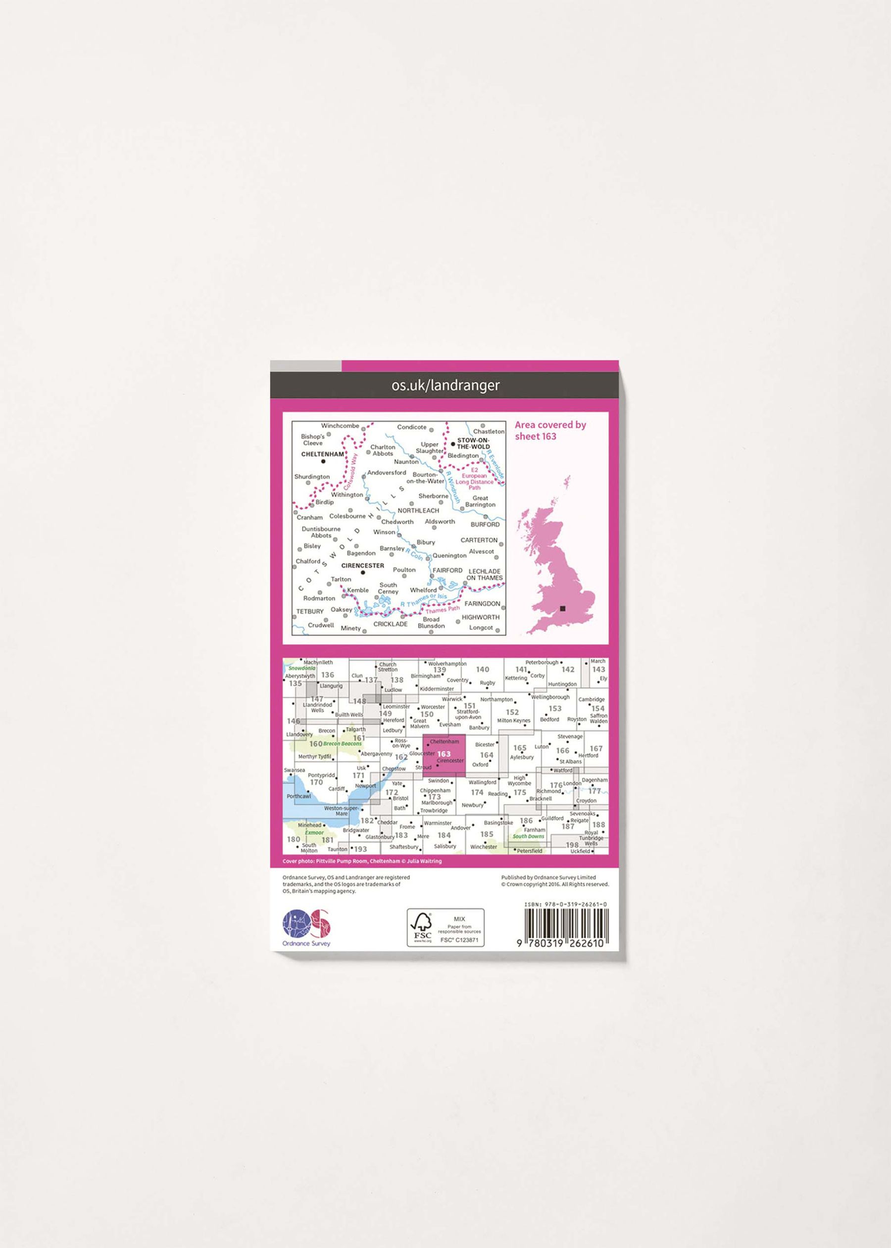 Image - 2 - Cheltenham & Cirencester, Stow-on-the-Wold - Landranger 163 Map
