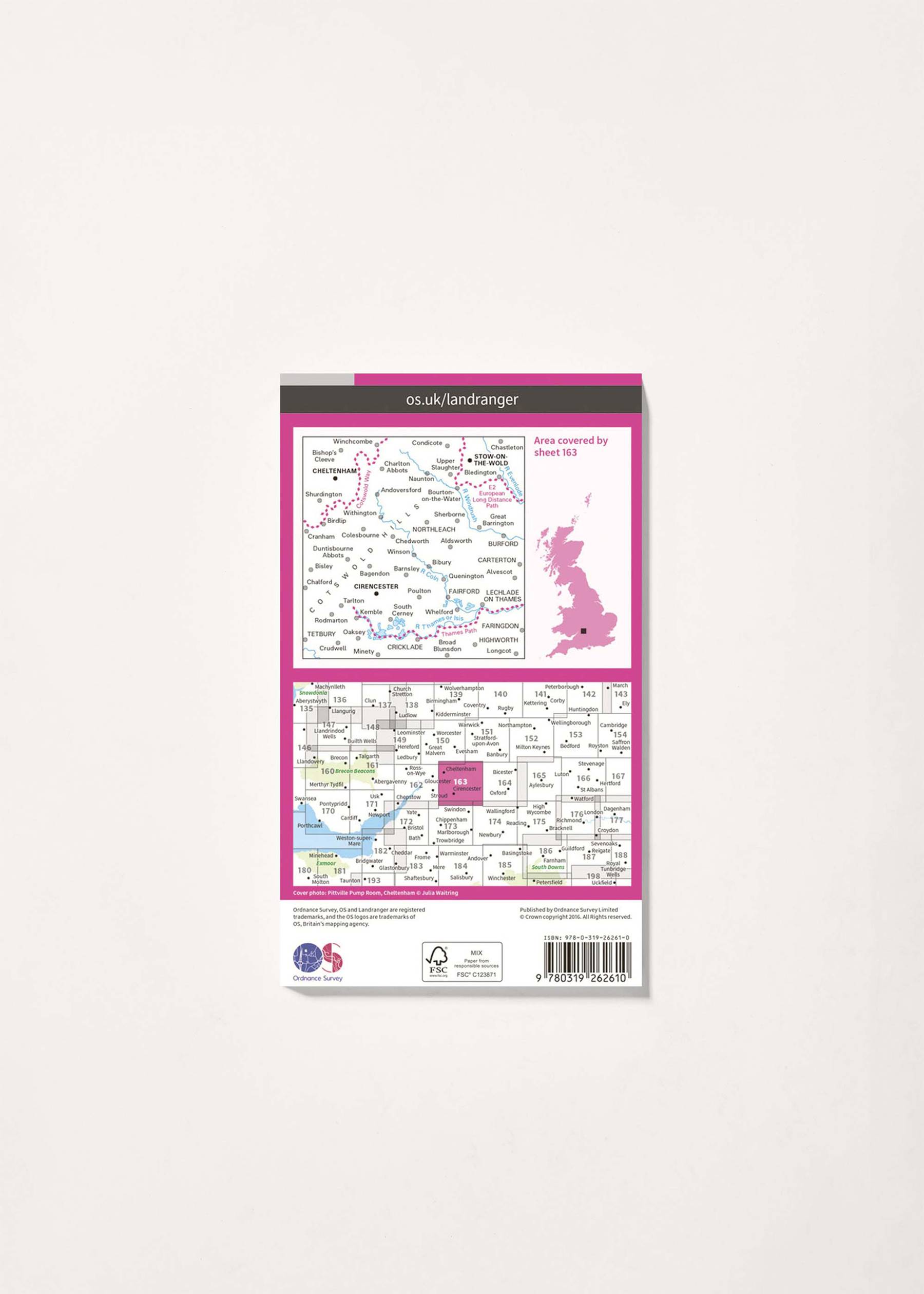 Image - 2 - Cheltenham & Cirencester, Stow-on-the-Wold - Landranger 163 Map