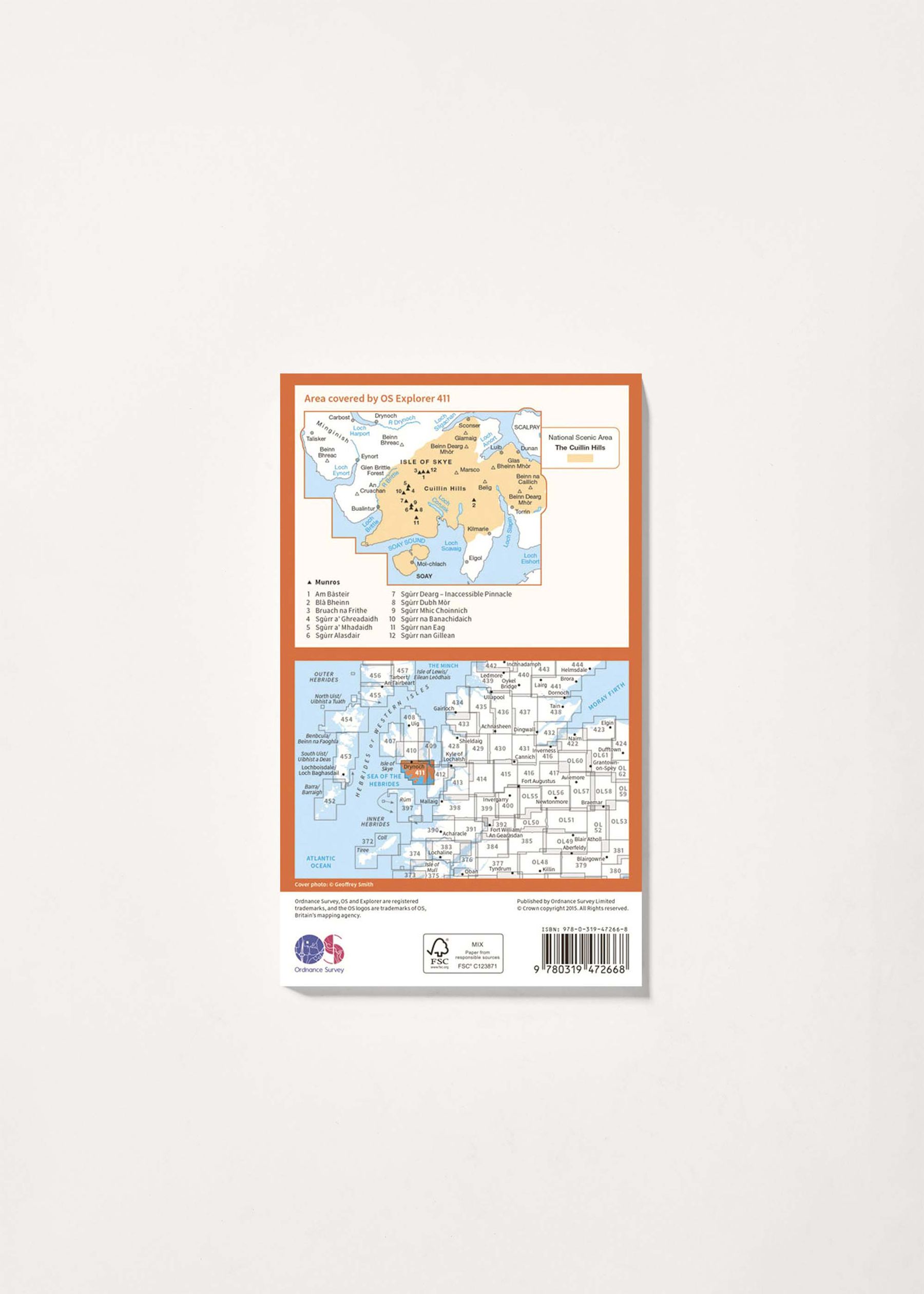 Image - 2 - Skye - Cuillin Hills - OS Explorer Active 411 Map