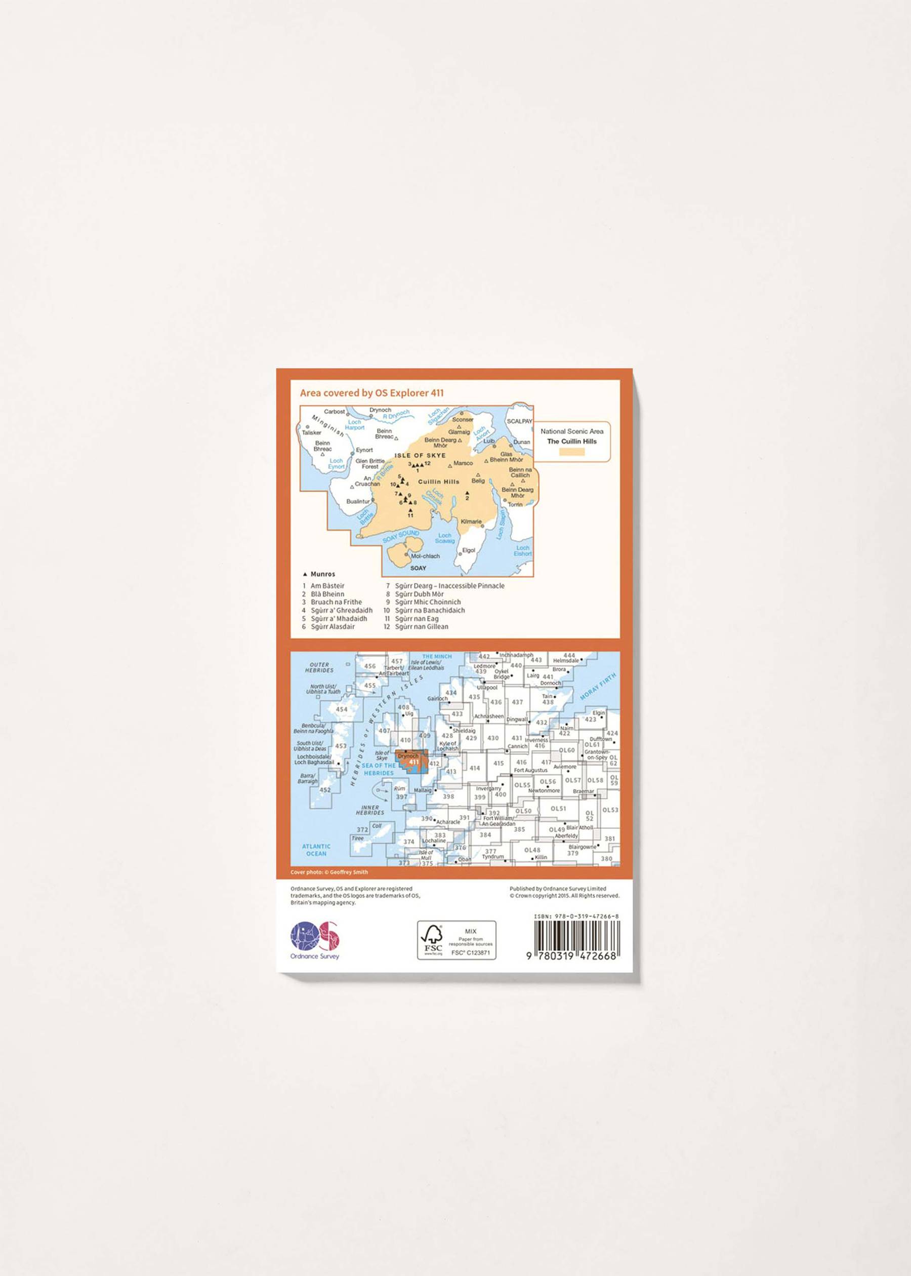 Image - 2 - Skye - Cuillin Hills - OS Explorer Active 411 Map