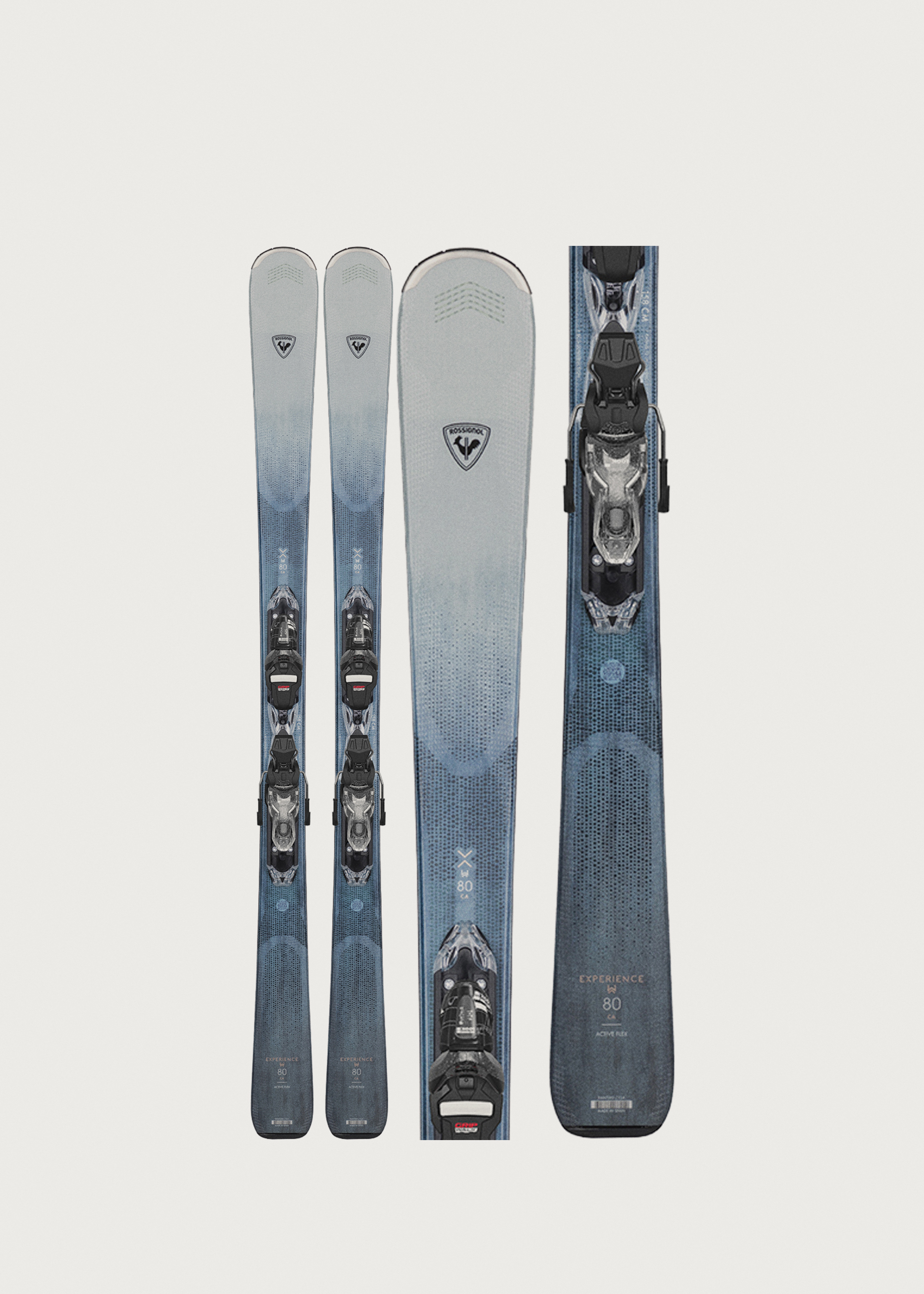 スキー ROSSIGNOL EXPERIENCE 80 CI 166cm Rossignol Experience 80 CA Skis + Xpress 11 GW Bindings 2024