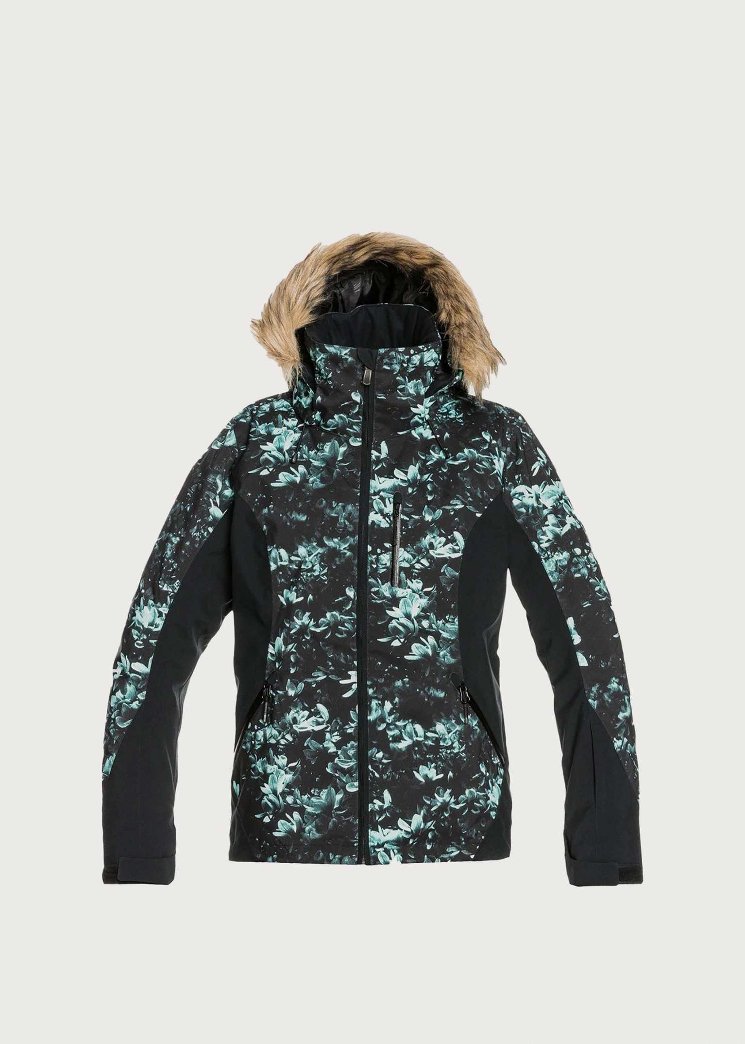 ROXY 花柄 ウィンタージャケット DRYFLIGHT 15K ロキシー] JET SKI PREMIUM JK【Womens】 ROXY 花柄 ウィンター