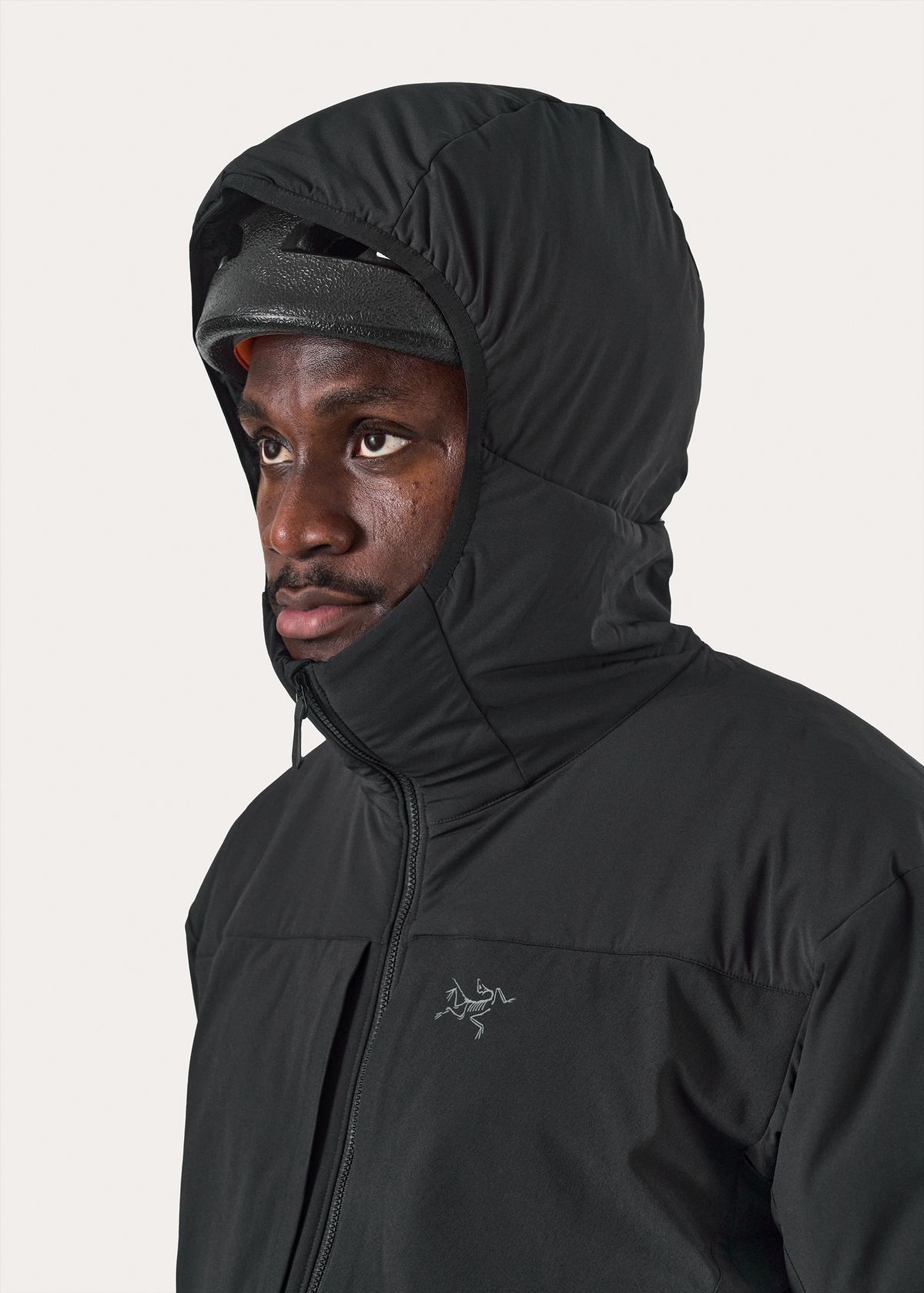 Adjustable helmet compatible StormHood