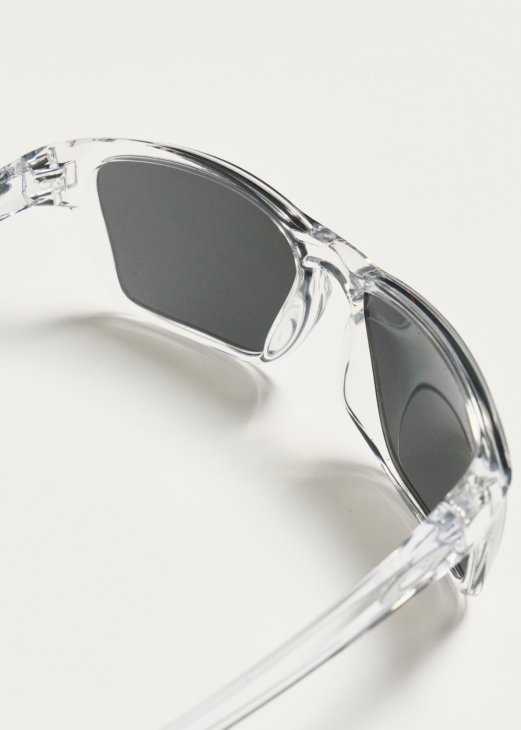 Oakley Sylas Polished Clear / Prizm Black Sunglasses