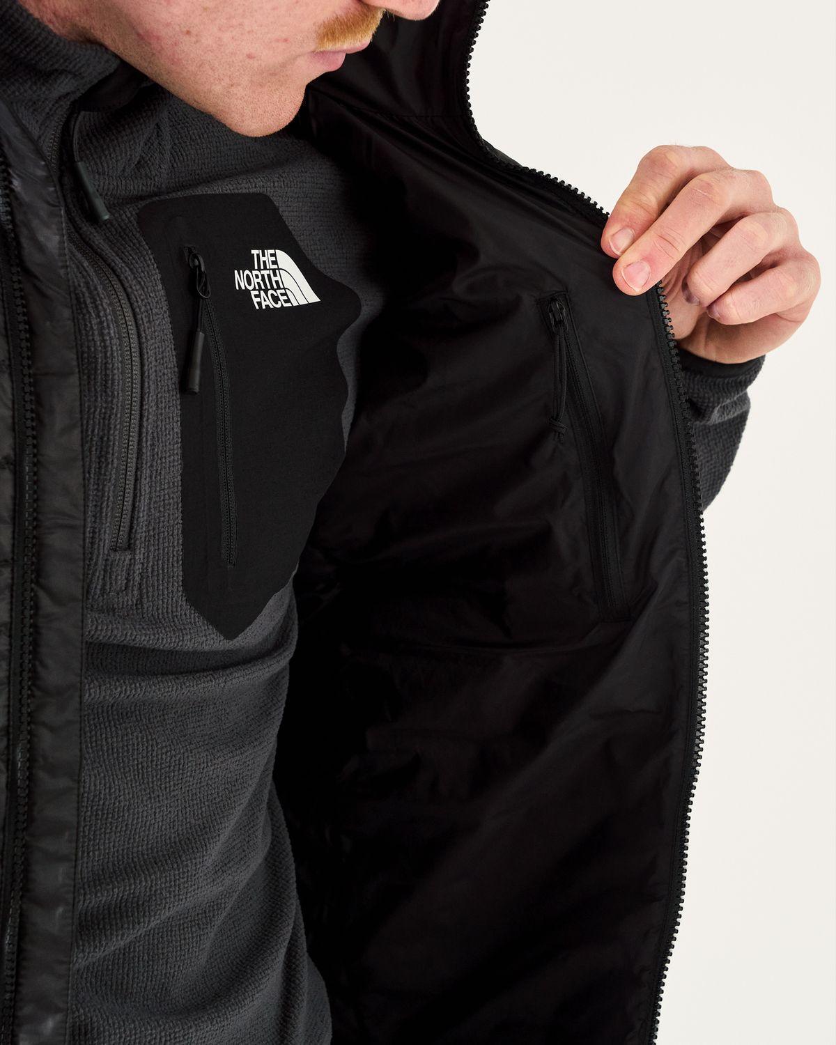 Internal zipped pocket 