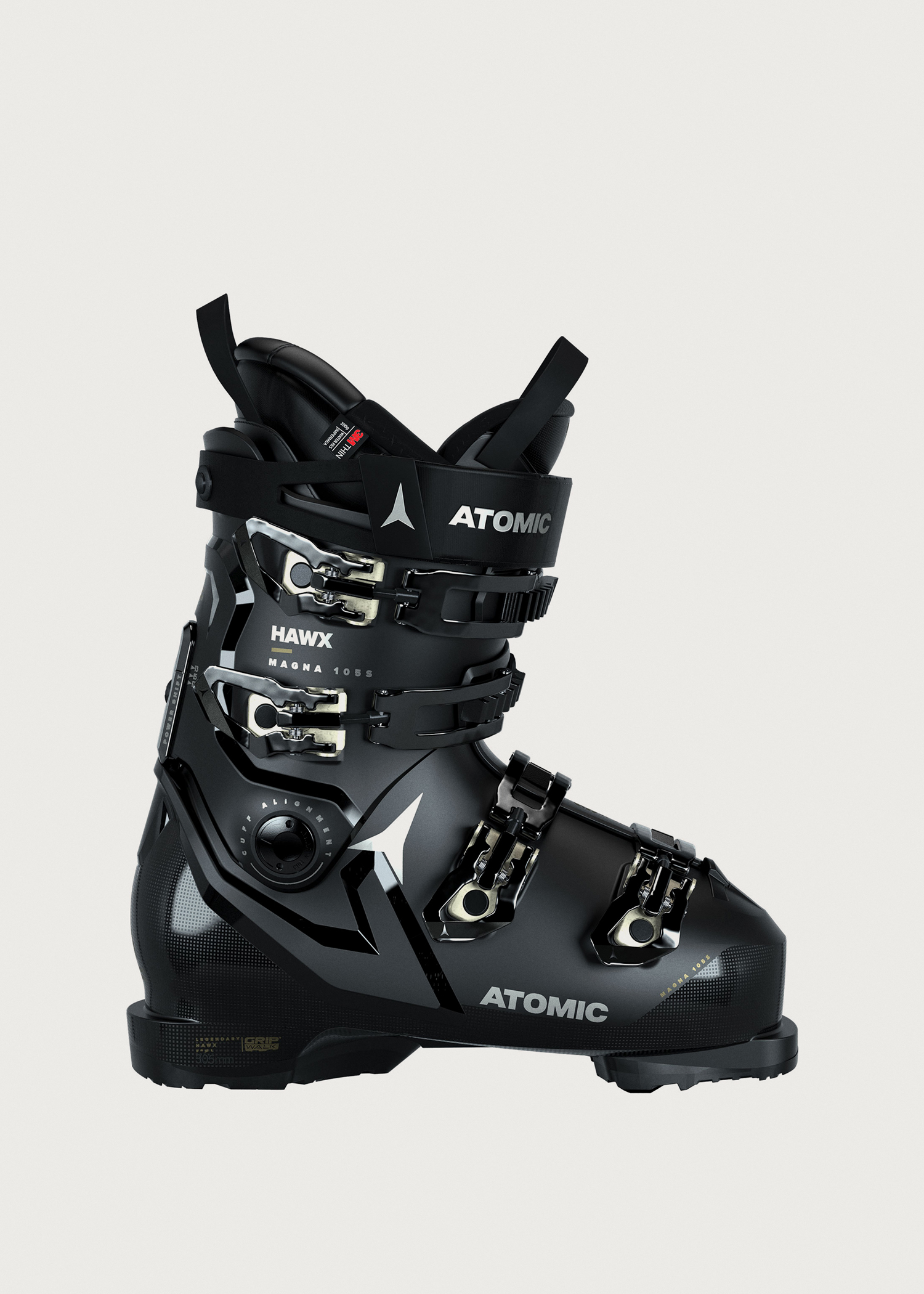 【美品】ATOMIC HAWX MAGNA 80 25-25.5 Atomic Hawx Magna 80 Downhill Ski Boots - Black | Source for