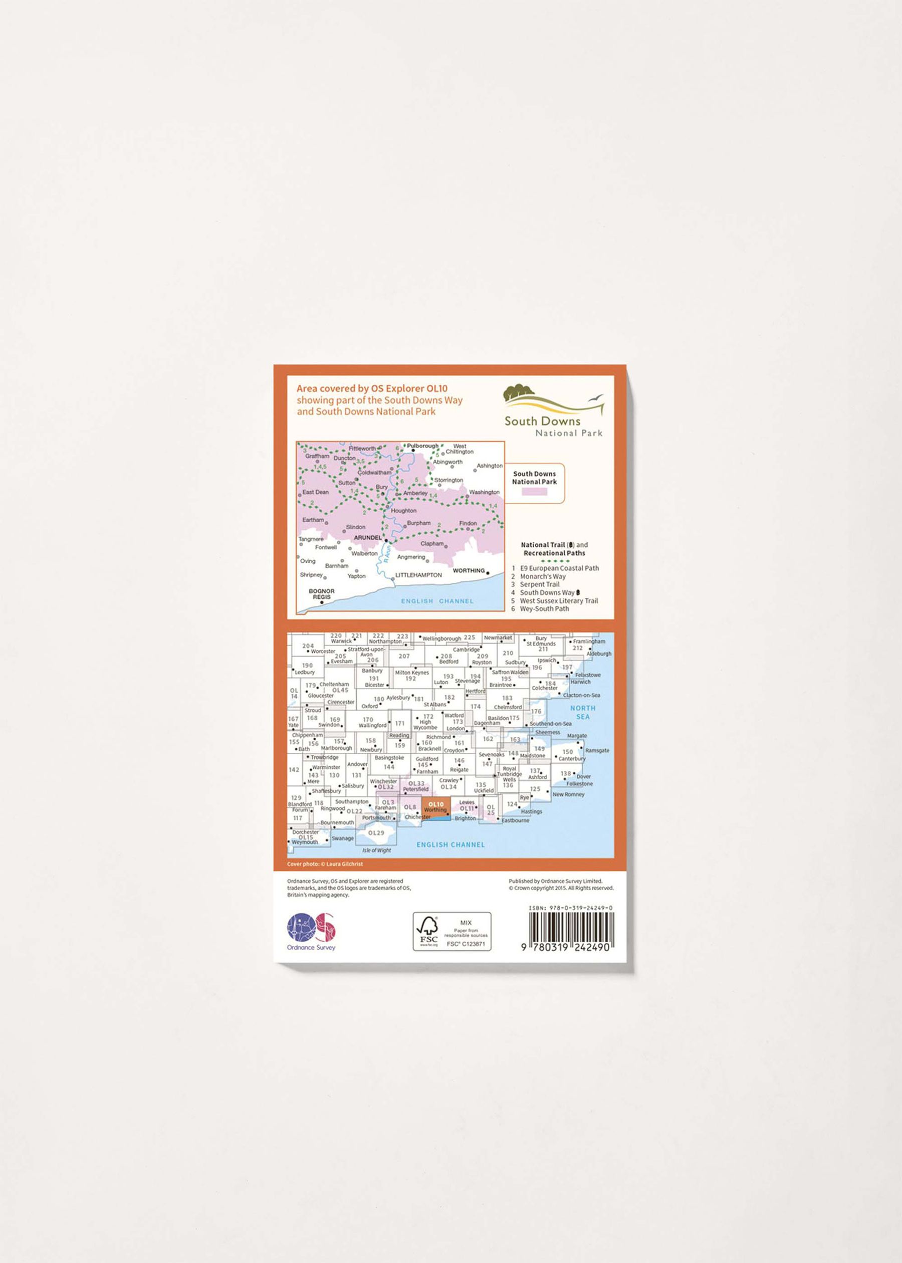 Image - 2 - Arundel & Pulborough - OS Explorer OL10 Map