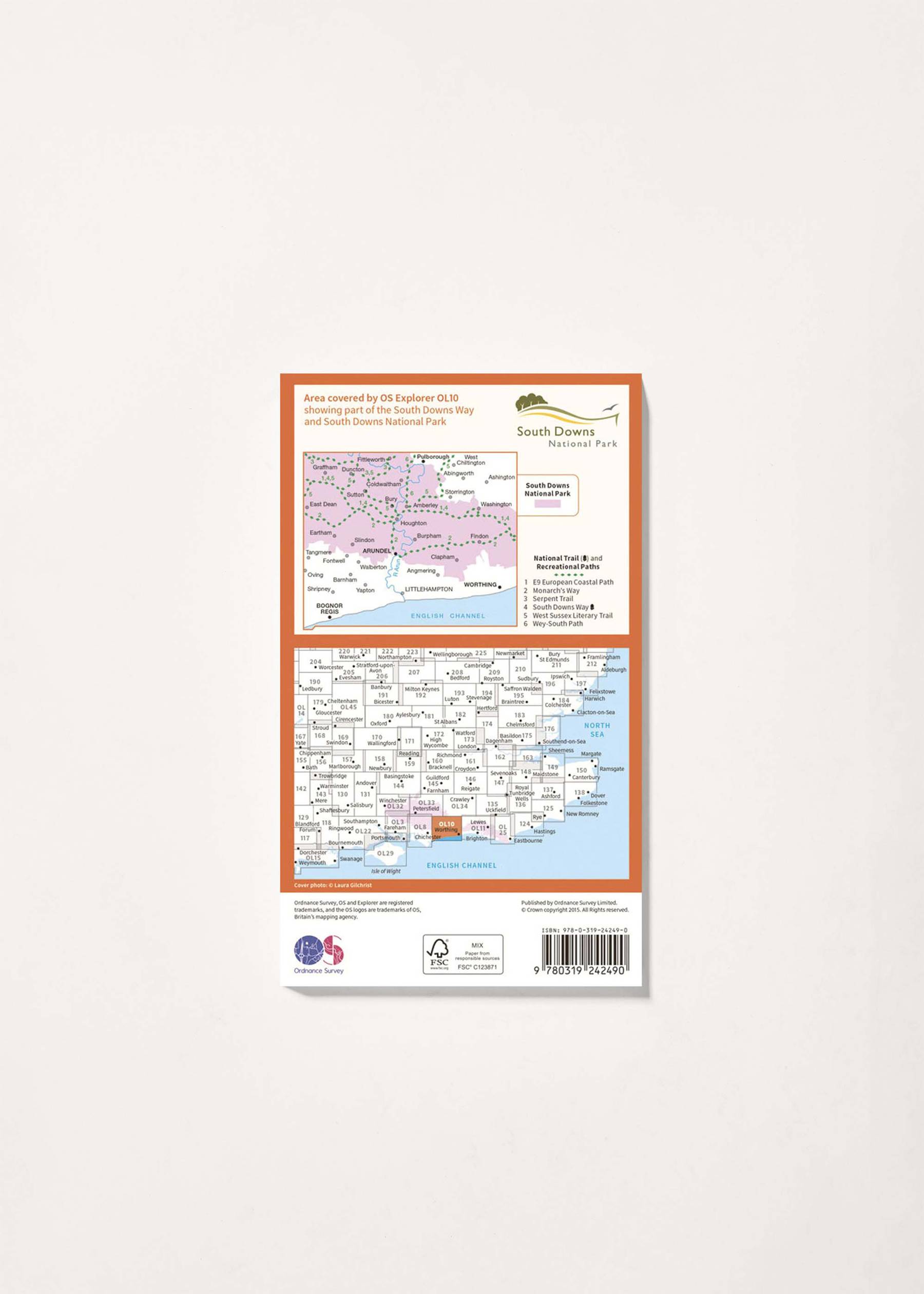 Image - 2 - Arundel & Pulborough - OS Explorer OL10 Map